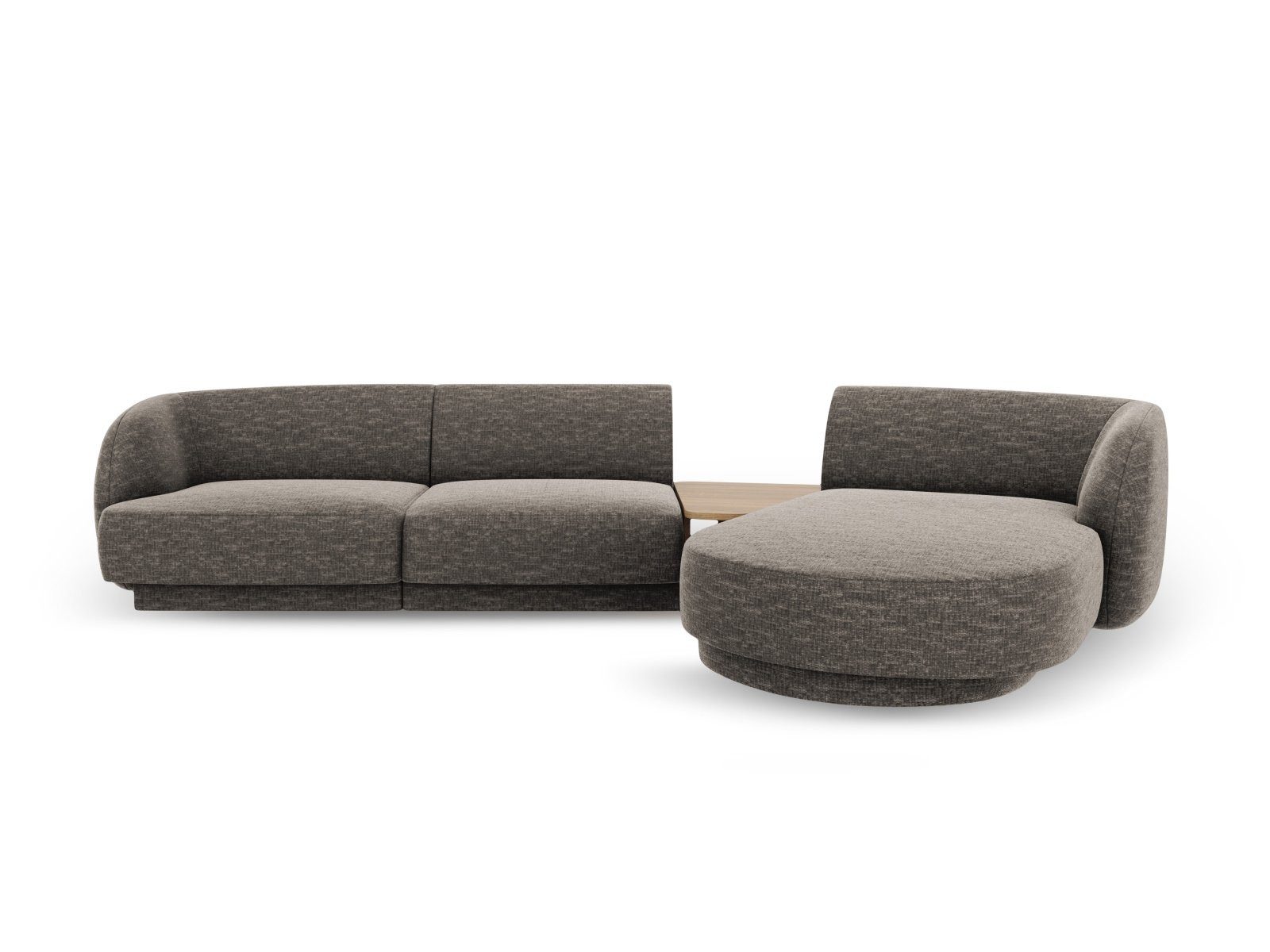 Micadoni Sofa Miley, modular mit Recamiere 3-Sitzer
