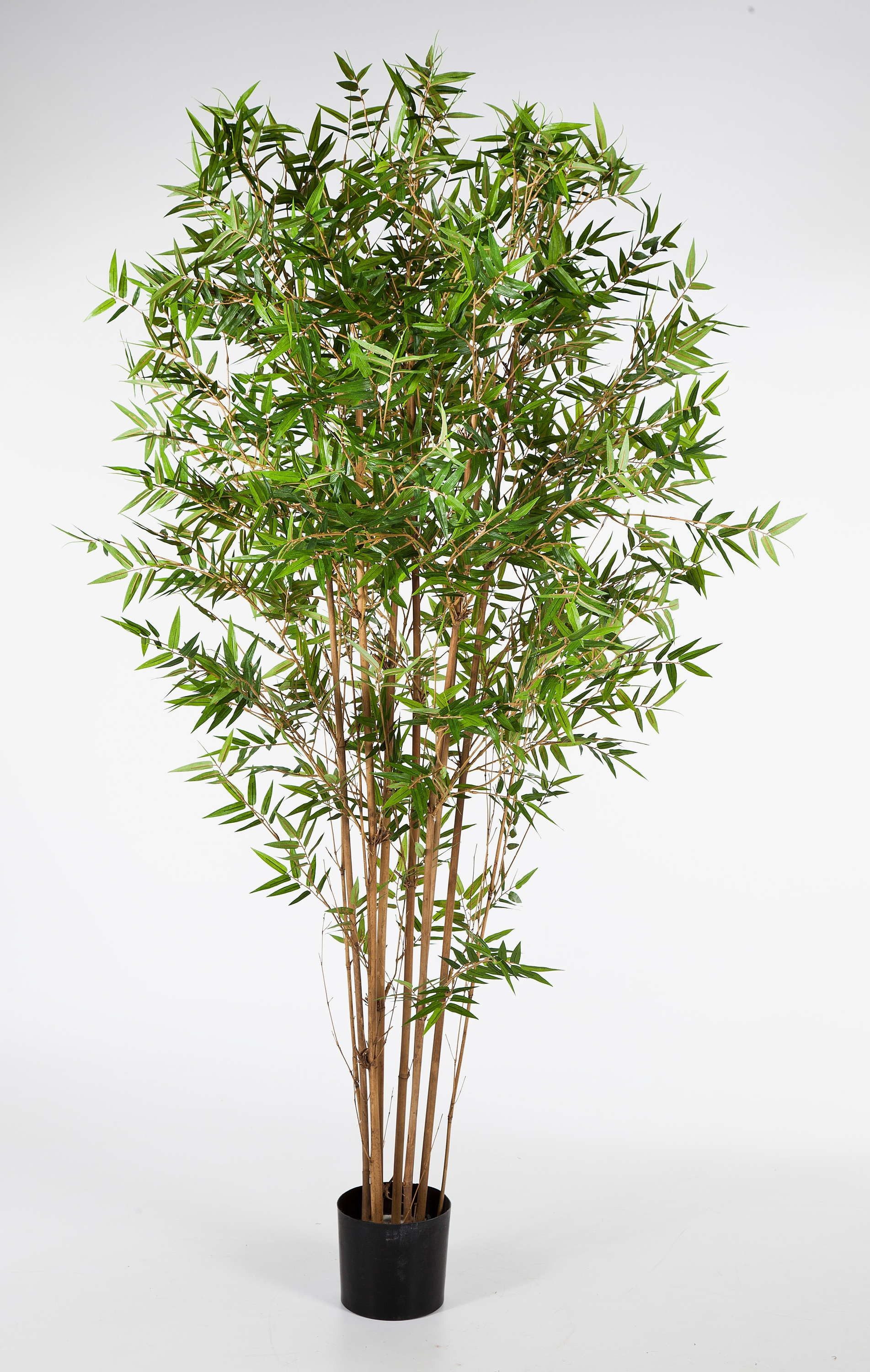 Kunstbambus Künstlicher Japanischer Bambus KANAYO, 1550 Blätter, grün, 120cm Bambus (Japanischer Pfeilbambus), artplants, Höhe 120.0 cm