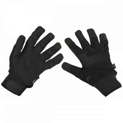 MFH Multisporthandschuhe Fingerhandschuhe, Security, schwarz - L