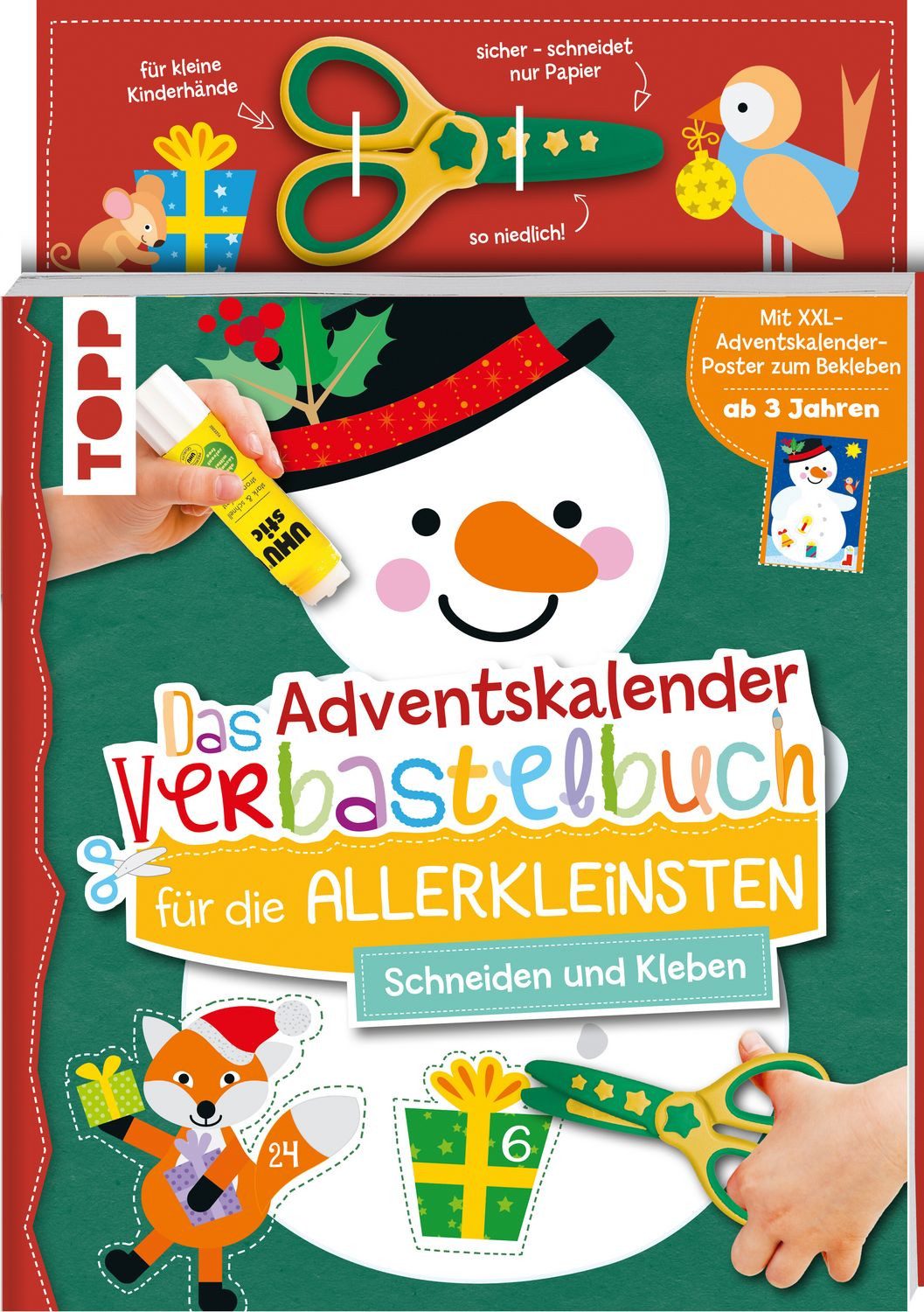 Das Adventskalender-Verbastelbuch für die Allerkleinsten. Schneiden un / Ursula Schwab