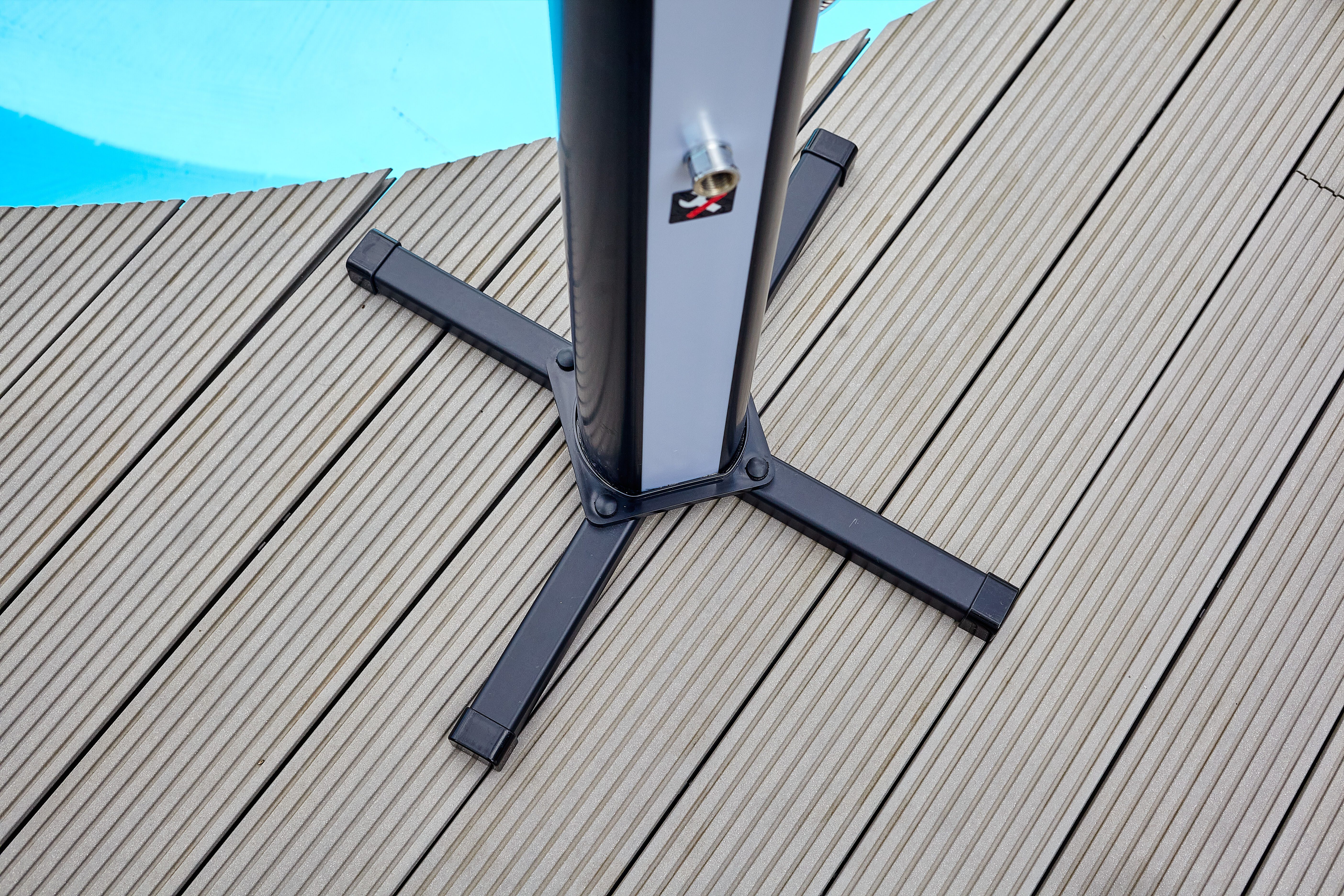 SUMMER FUN Standfuß Universal Standfuß für Solar Duschen verstellbar (Packung, 1 St)