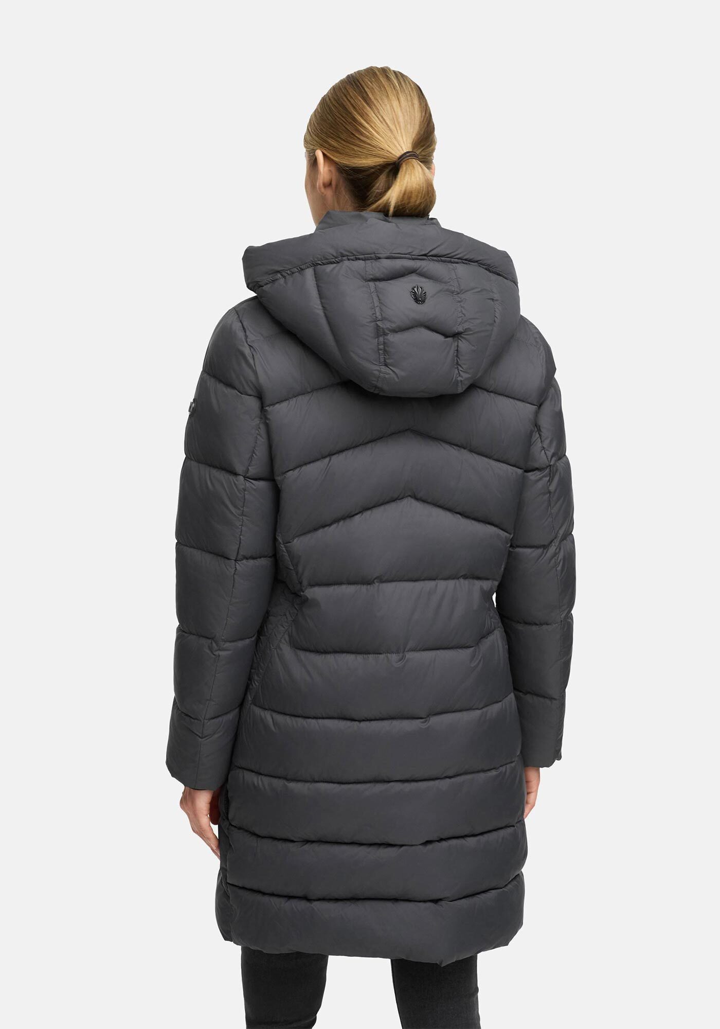 Marikoo Winterjacke Kaltnäschen mit abnehmbarer Kapuze und hochschließendem Kragen