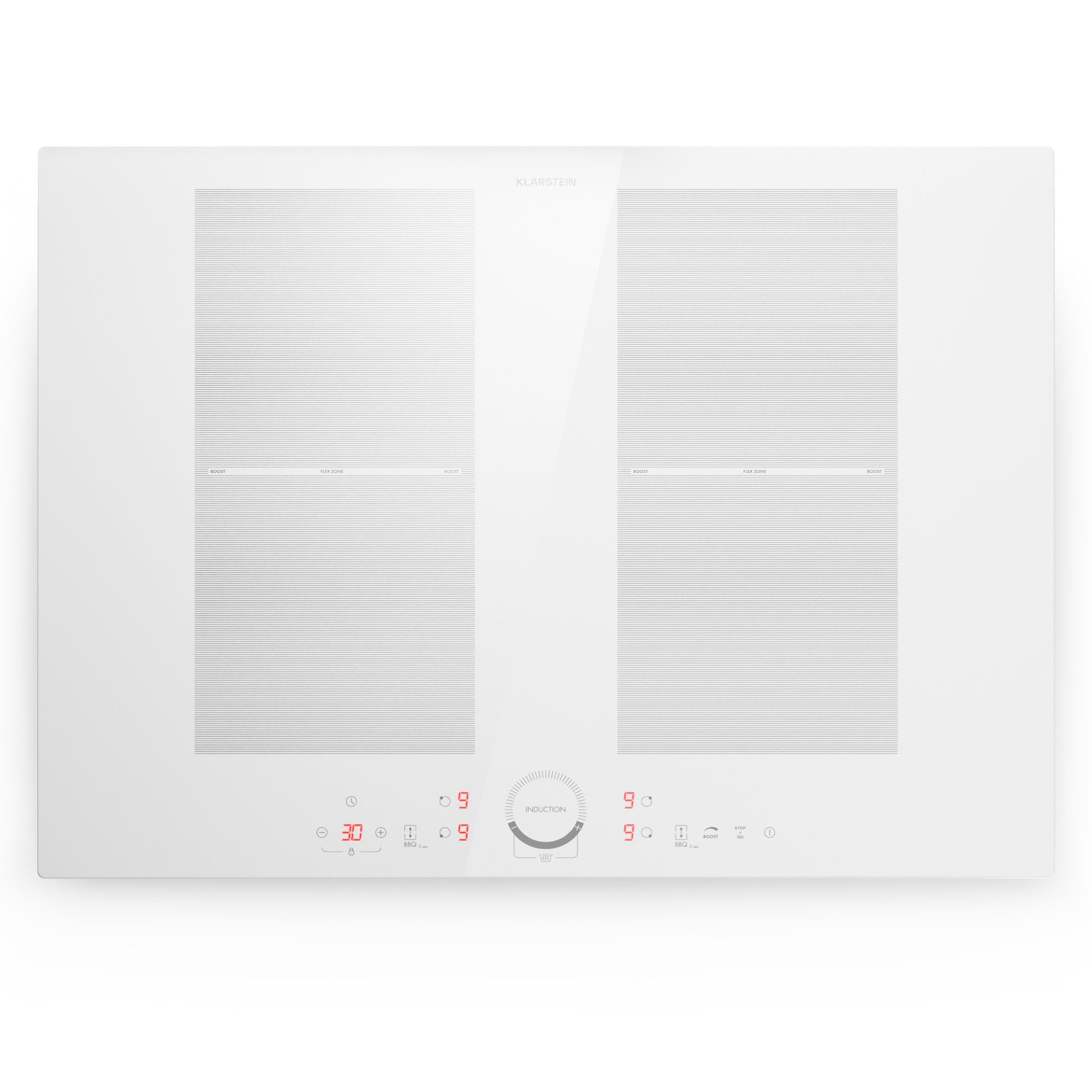 Klarstein Induktions-Kochfeld Delicatessa 70 Flex, Kochfelder Induktion Hob Flex 4 Zonen 7000 W