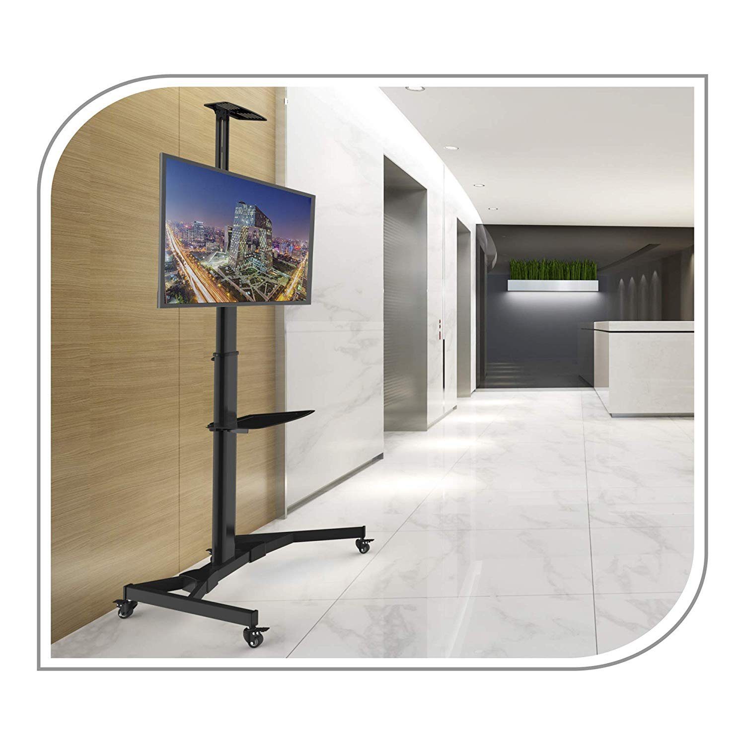 Bildschirme TV-Wandhalterung für PureMounts Standfuß TV LCD/LED/Plasma PureMounts von PM-CART-70B