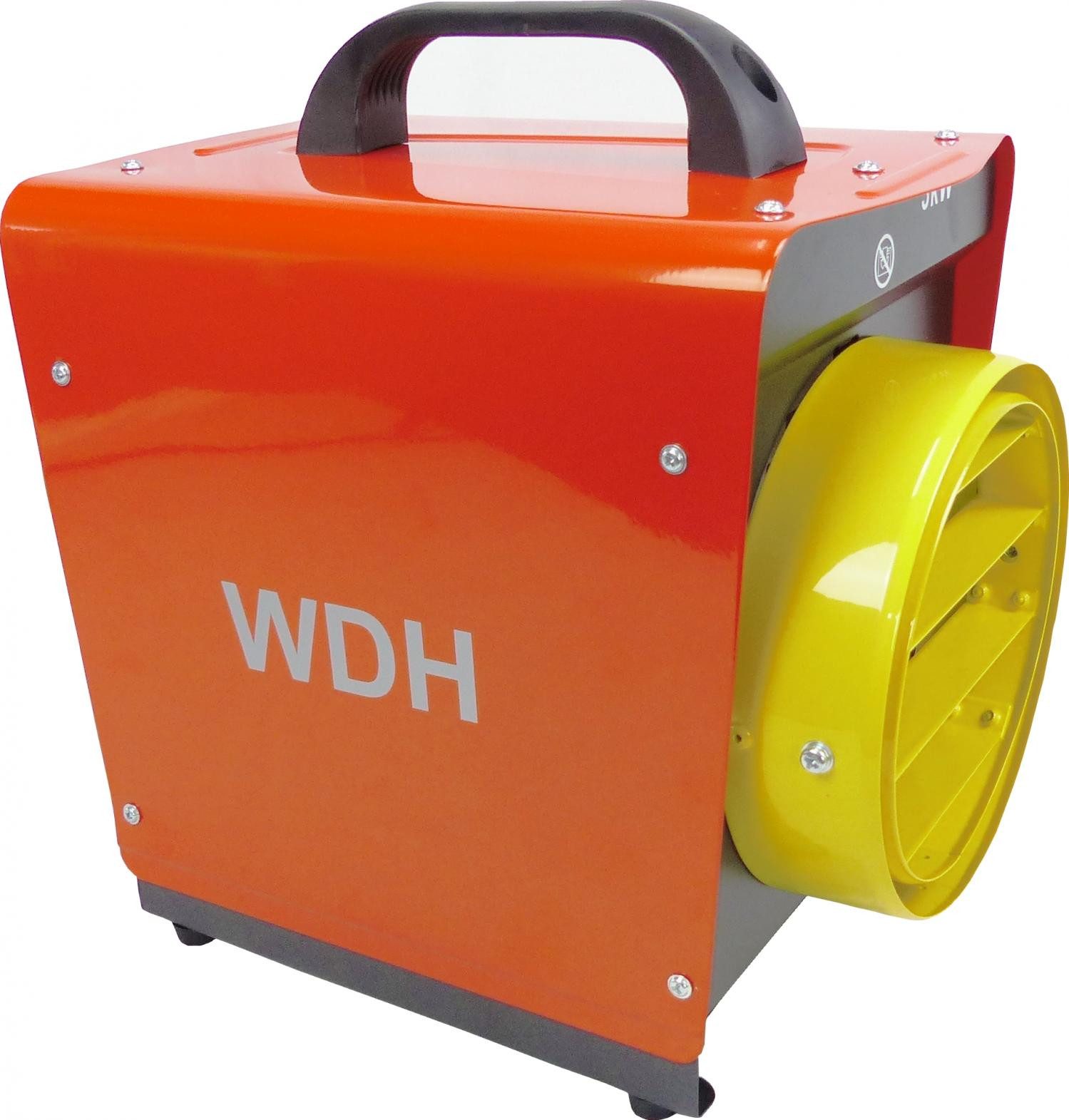 WDH Heizgerät Heizgebläse WDH-BGP031S (3kW), 3000 W, Kein Sauerstoff-Verbrauch