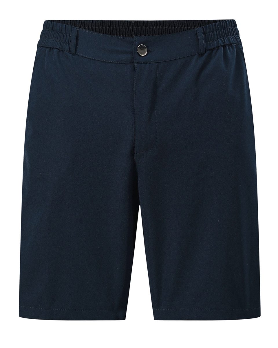 Allthemen Chinoshorts Herren Business-Shorts in Unifarben mit seitlichem Gummizug