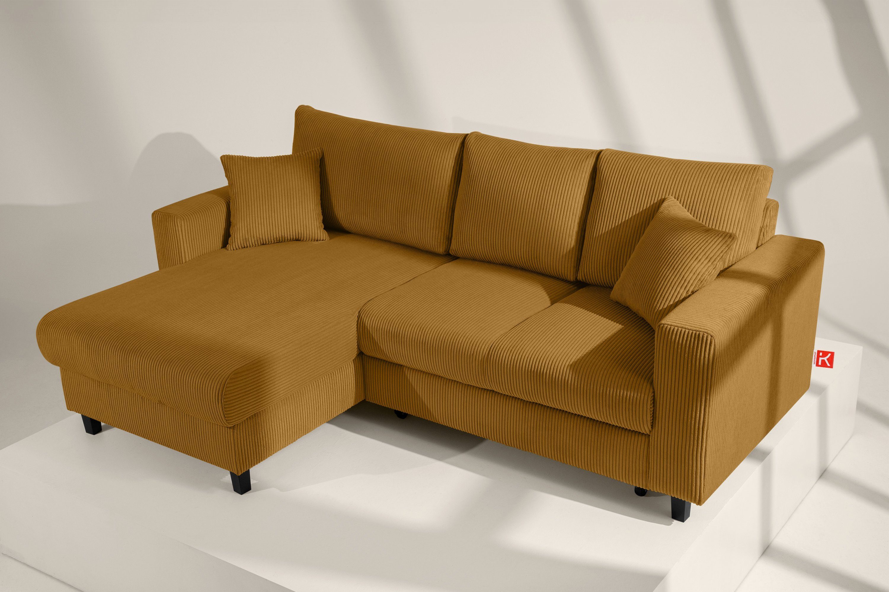 KONSIMO® Ecksofa Links Ecksofa EGRET, mit günstig online kaufen