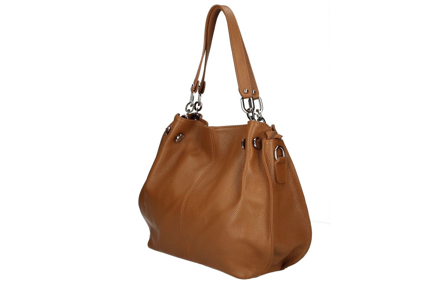 GALINI Handtasche Nina Damentasche Echtleder, Henkeltasche, Umhängetasche