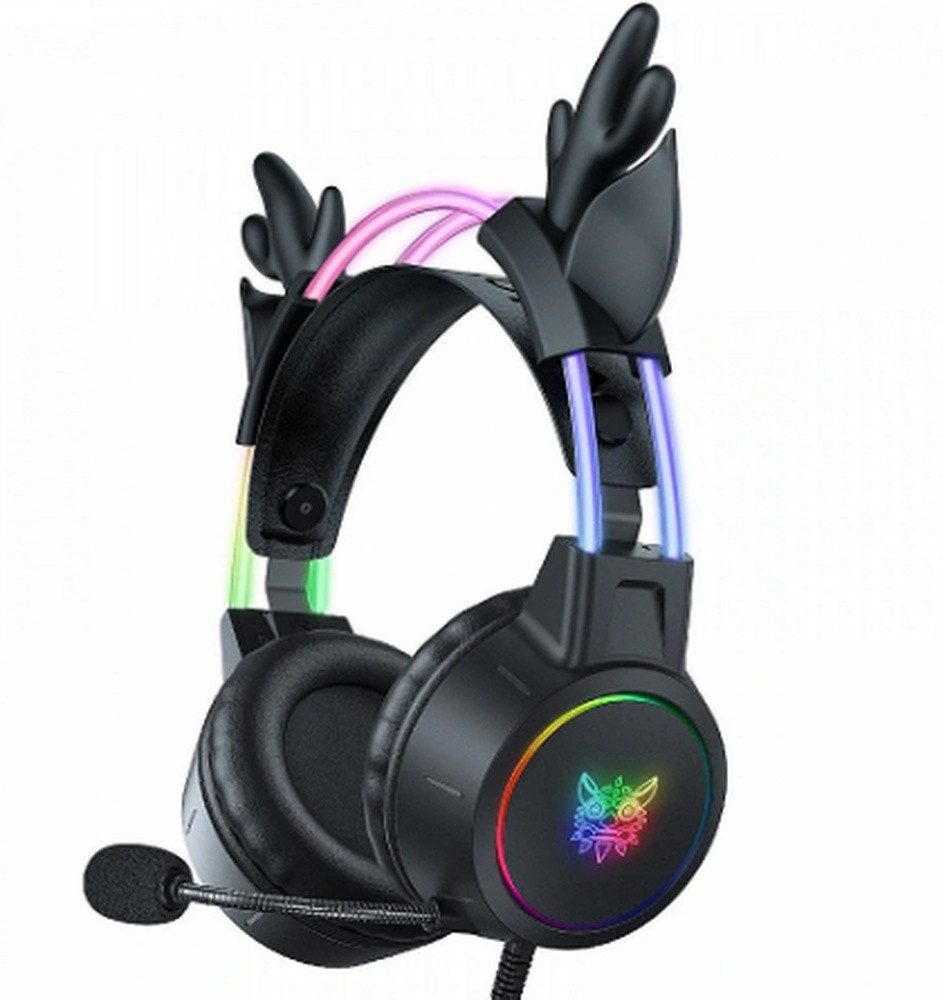 ONIKUMA X15 PRO Schwarz mit Ohrmuscheln Deer 3,5 MM GAMING-HEADSET wireless Kopfhörer