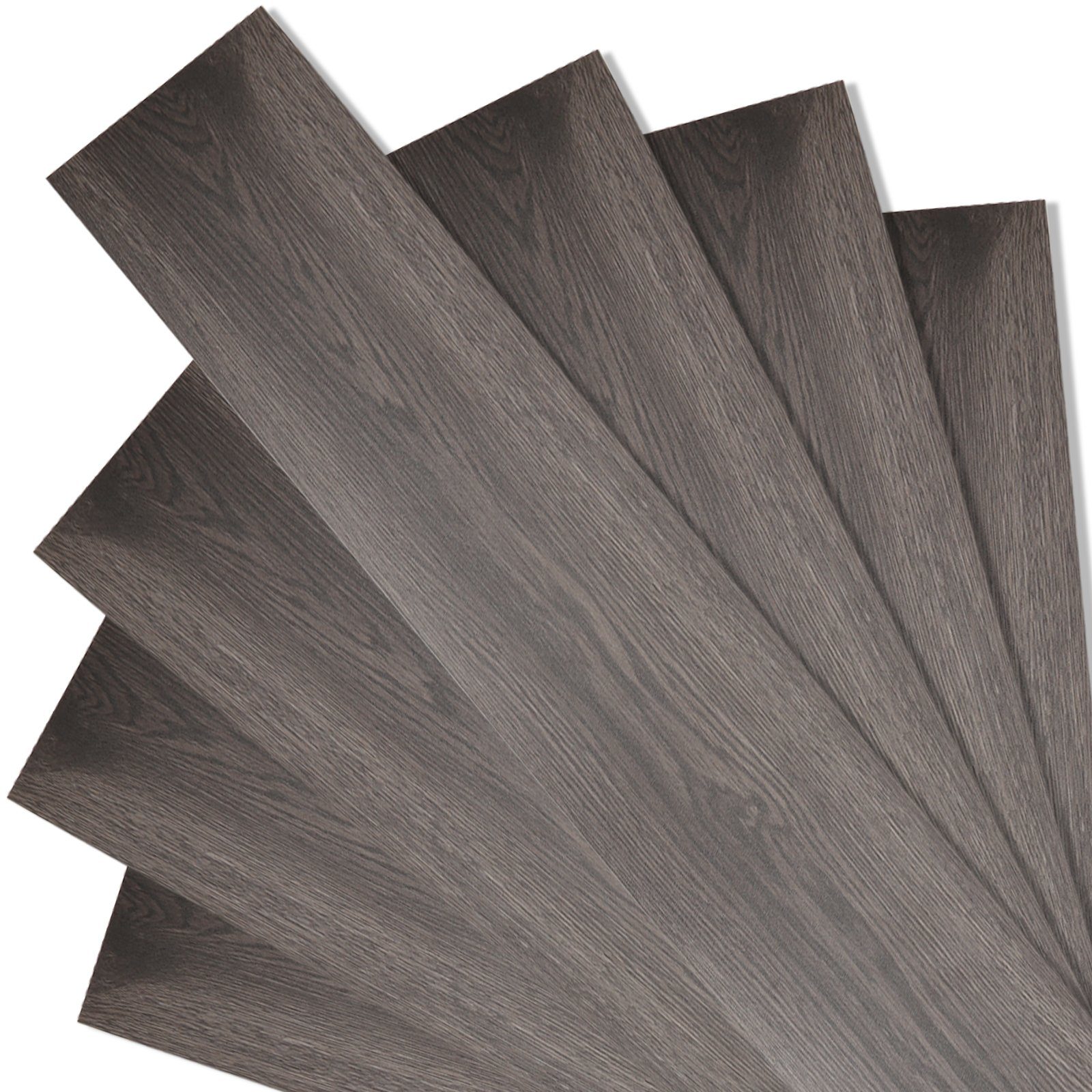 TolleTour Vinylboden Vinylboden PVC Planke ca.1 m² - 10 m²,selbstklebend,Oak, selbstklebend Night Oak