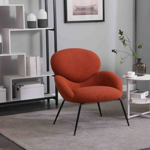 OKWISH Relaxsessel Loungesessel Fernsehsessel Polstersessel Polsterstuhl Orange