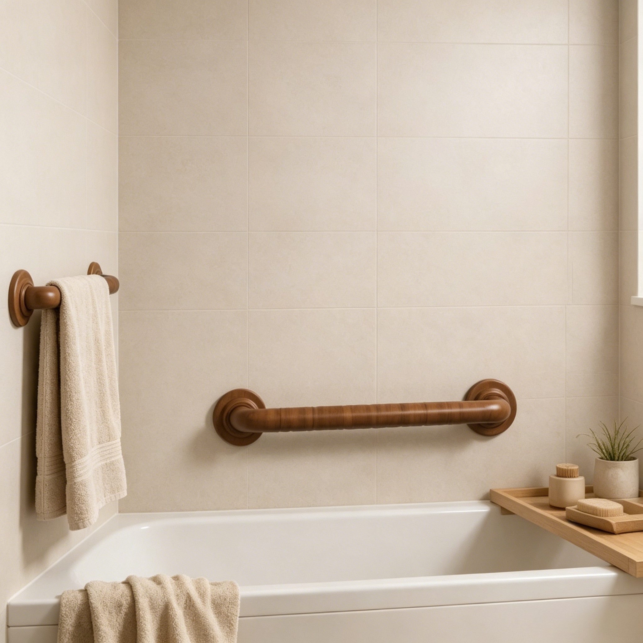 Boromal Haltegriff Edelstahl Sicherheitsgriffe für dusche toilette badewanne Duschgriff, belastbar bis 100 kg, Wandbohrungen