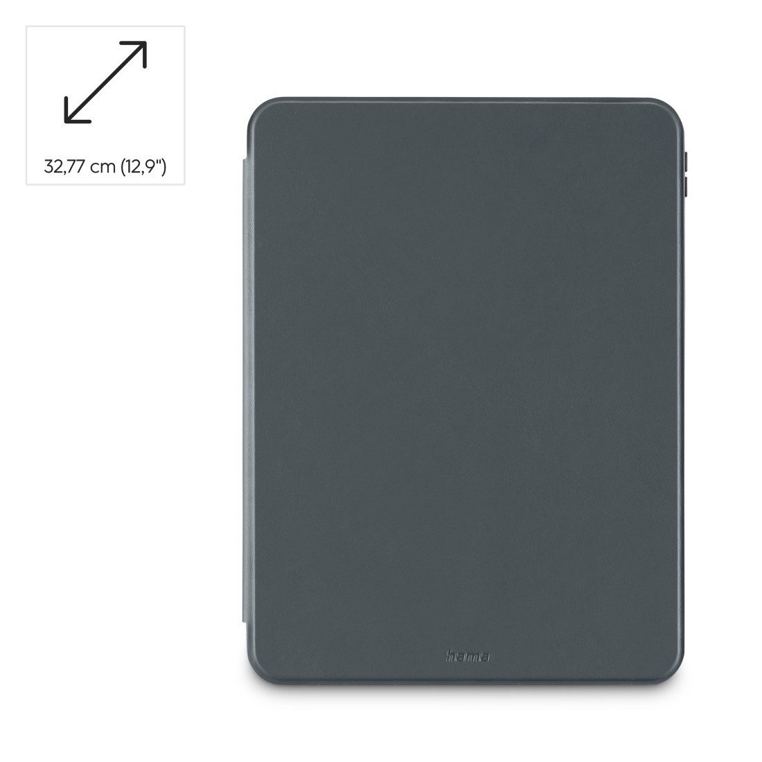 Hama Tablettasche Tabletschutzhülle für Apple iPad Pro 13" (2025/2024), Grau, mit Standfunktion, Deckel abnehmbar