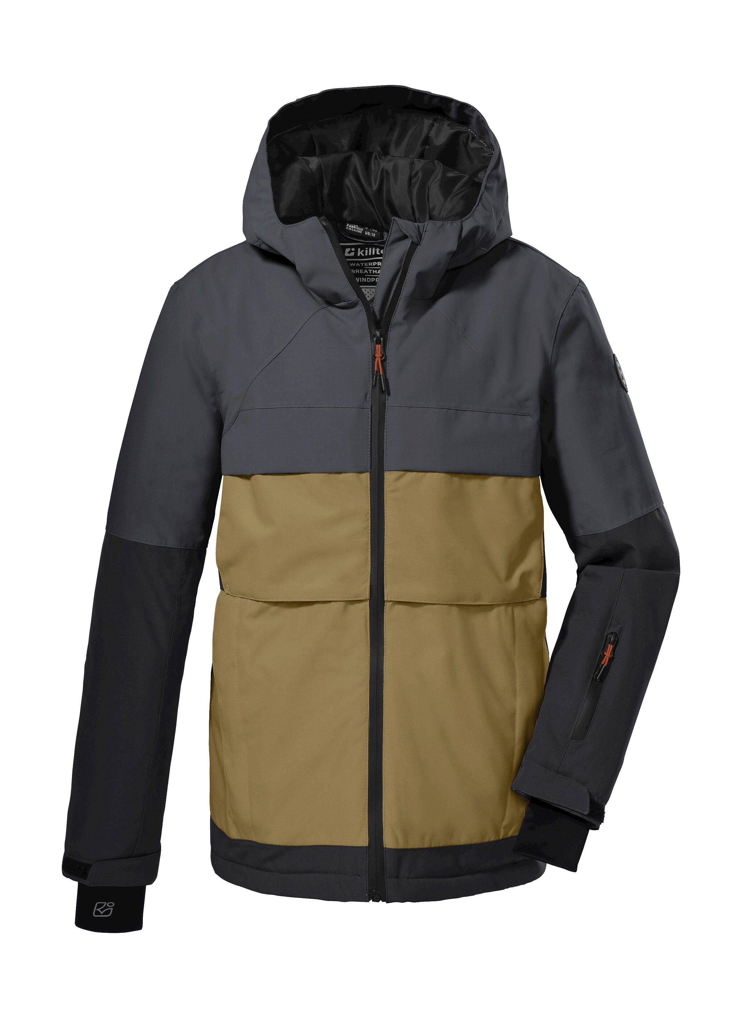 Killtec Skijacke KSW 180 BYS SKI JCKT Wasserdichte Funktionsjacke mit urbanem Design und vielen Features