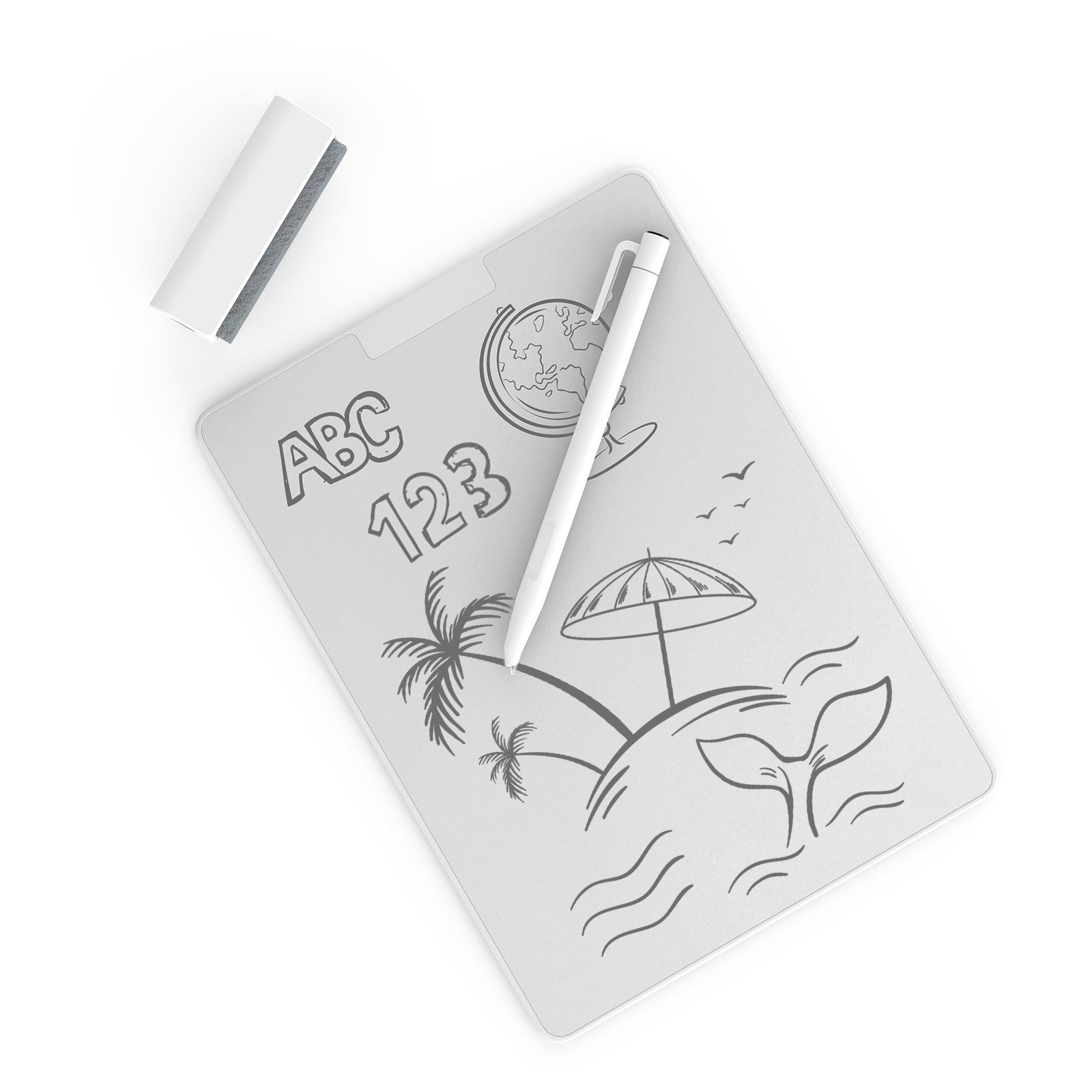 Superboard Memoboard Magic Board mit magnetischem Stift statt Marker