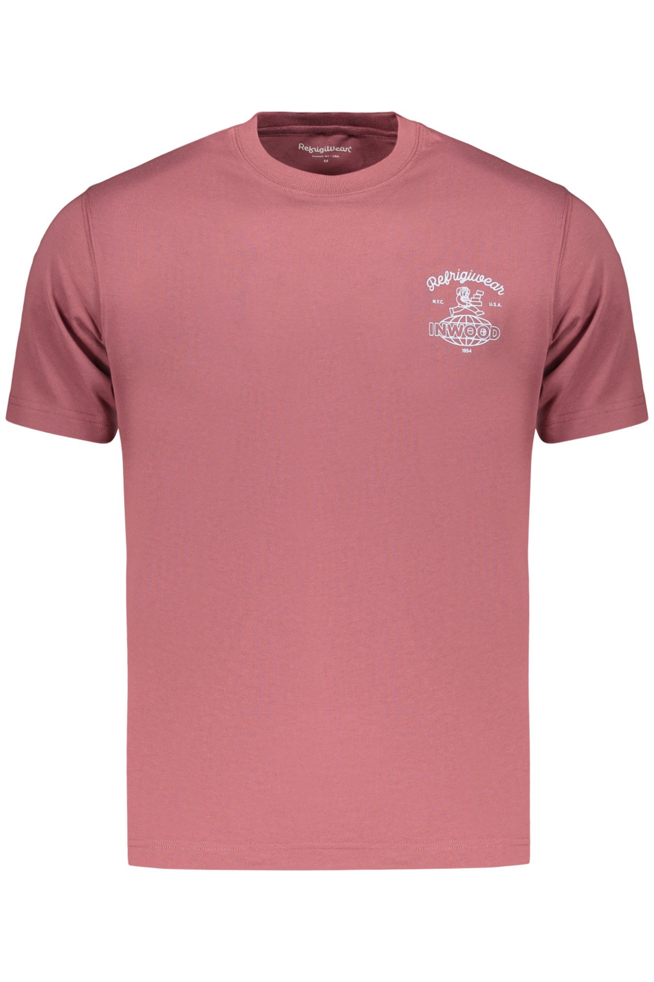 RefrigiWear T-Shirt Hochwertiges Herren Kurzarm T-Shirt in Rot mit