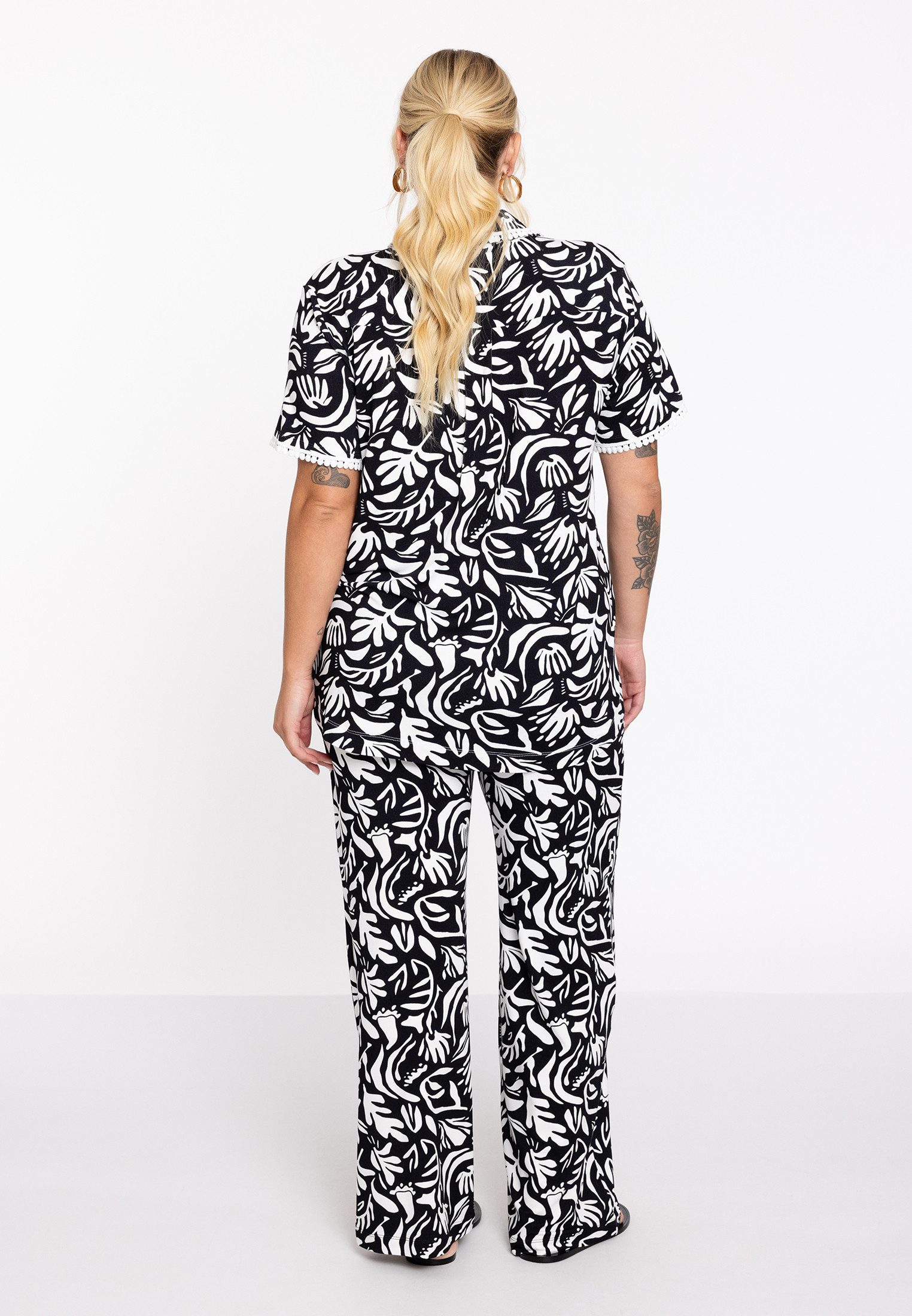 YOEK Blusentop Damen Bluse Große Größen