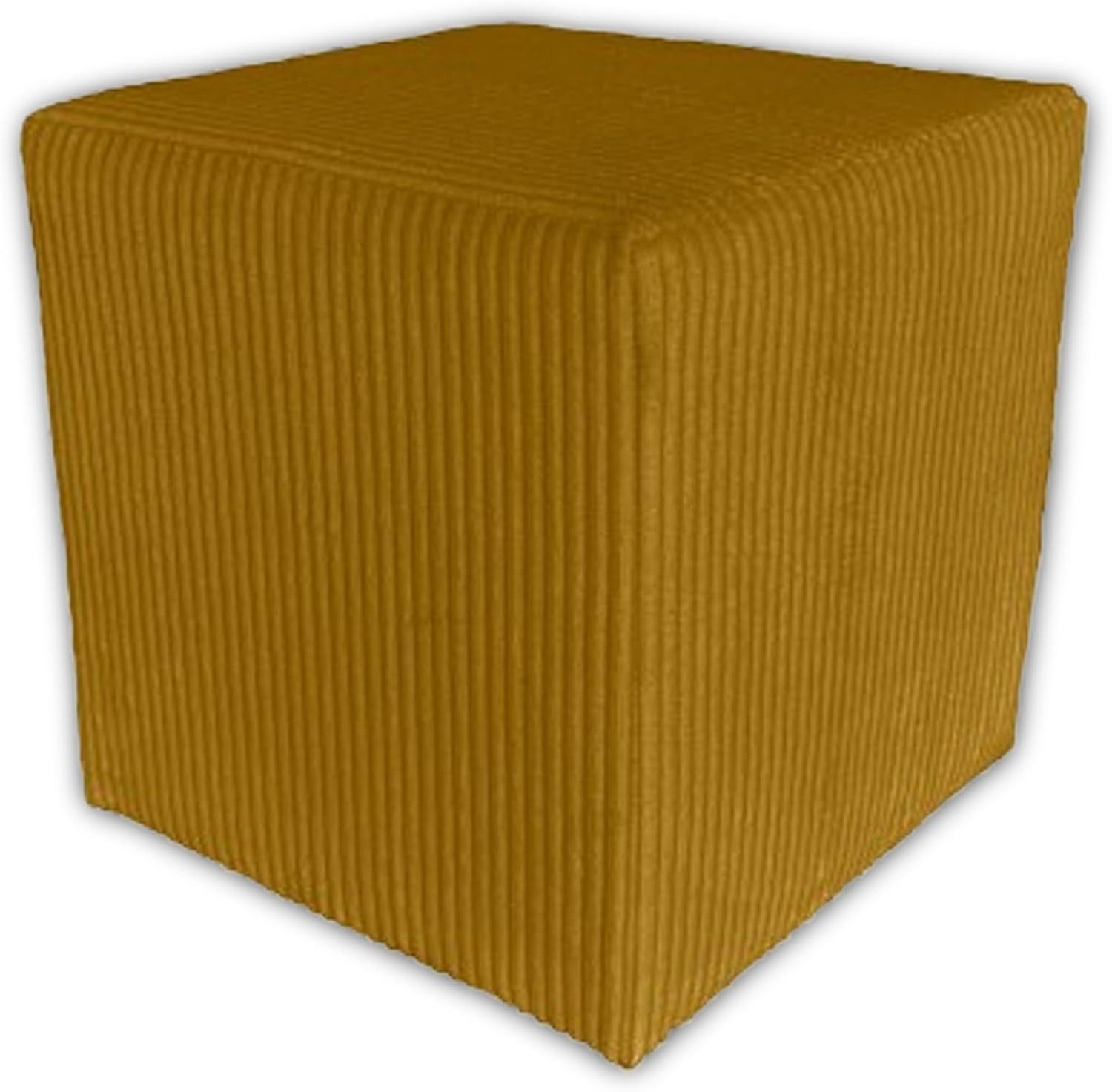 Best for Home Кубик для сиденья Best For Home Würfel Pouf Табуретки Beige – Samt, Fußhocker & Sitzpuff