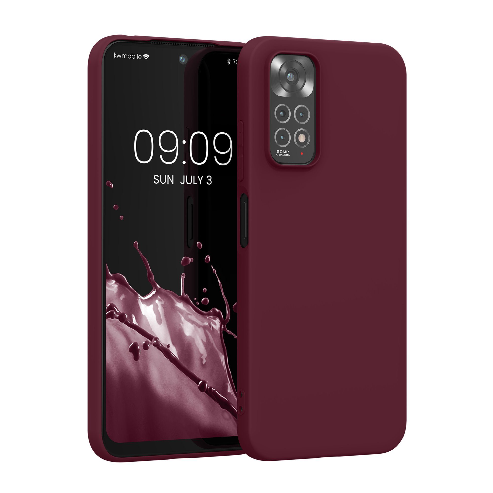 kwmobile Handyhülle Hülle für Xiaomi Redmi Note 11 / Note 11S, Hülle Silikon - Soft Handyhülle - Handy Case Cover