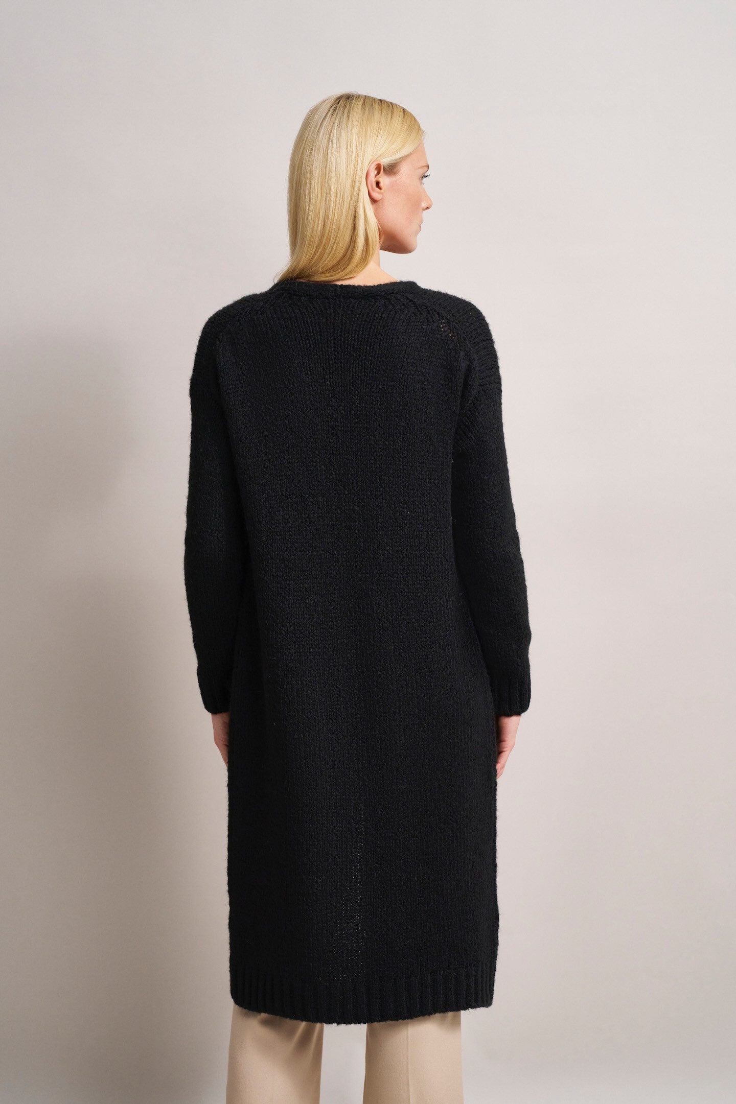 bugatti Strickjacke mit breiten Rippenbündchen