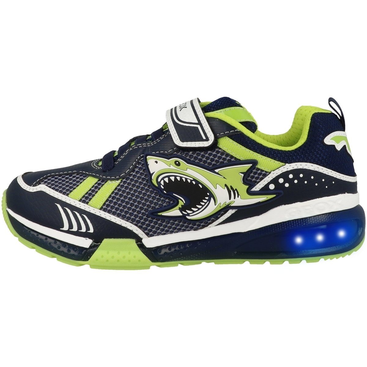 Jungen Geox LED Funktion B. blau Bayonyc Sneaker A J