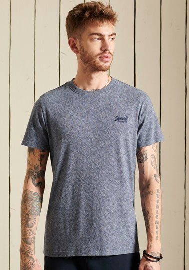 Rundhalsshirt Vintage Logo Emb Te