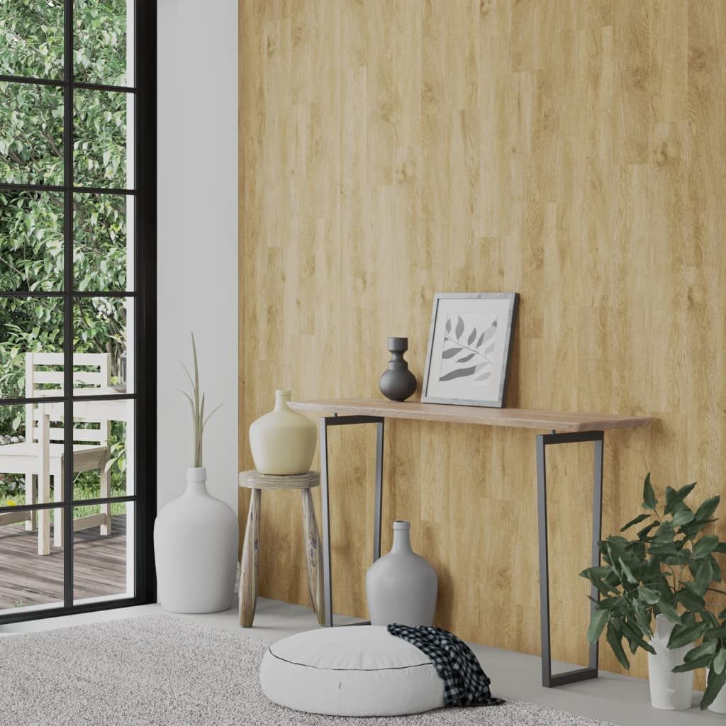 vidaXL Wandpaneel Wandpaneele Holzoptik Braun PVC günstig online kaufen