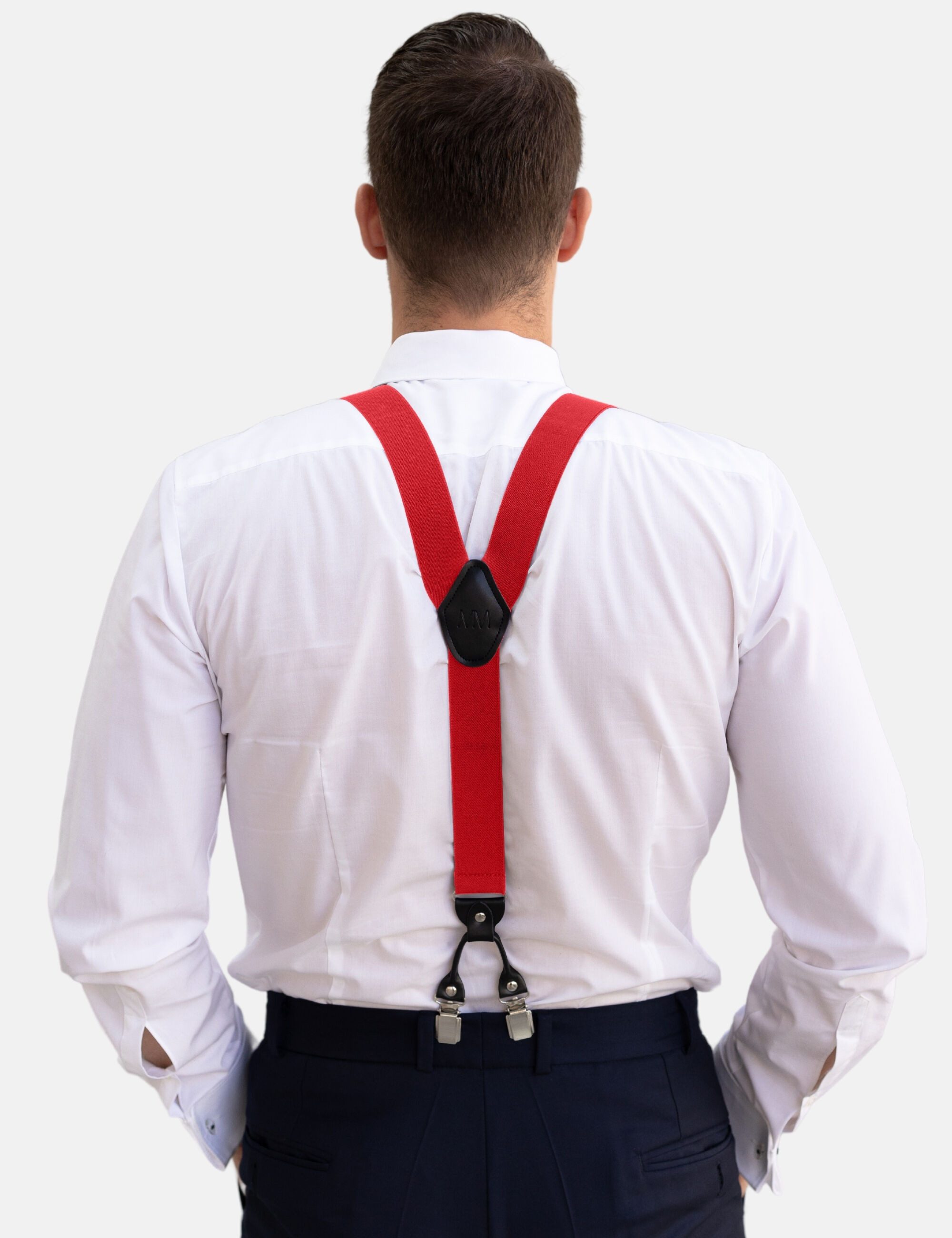 Massi Morino Hosenträger (2-St) mit Fliege