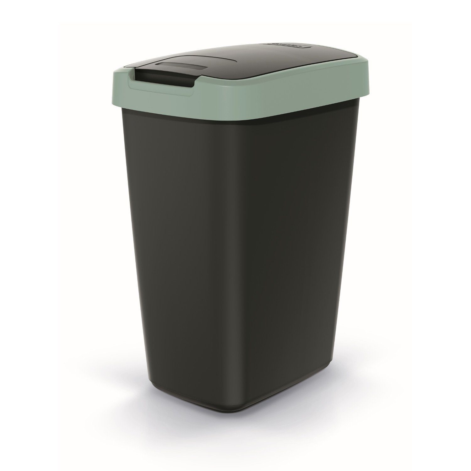 KEDEN Grün Q mit Compacta Deckel Mülleimer Keden Q, 12l Abfallbehälter COMPACTA