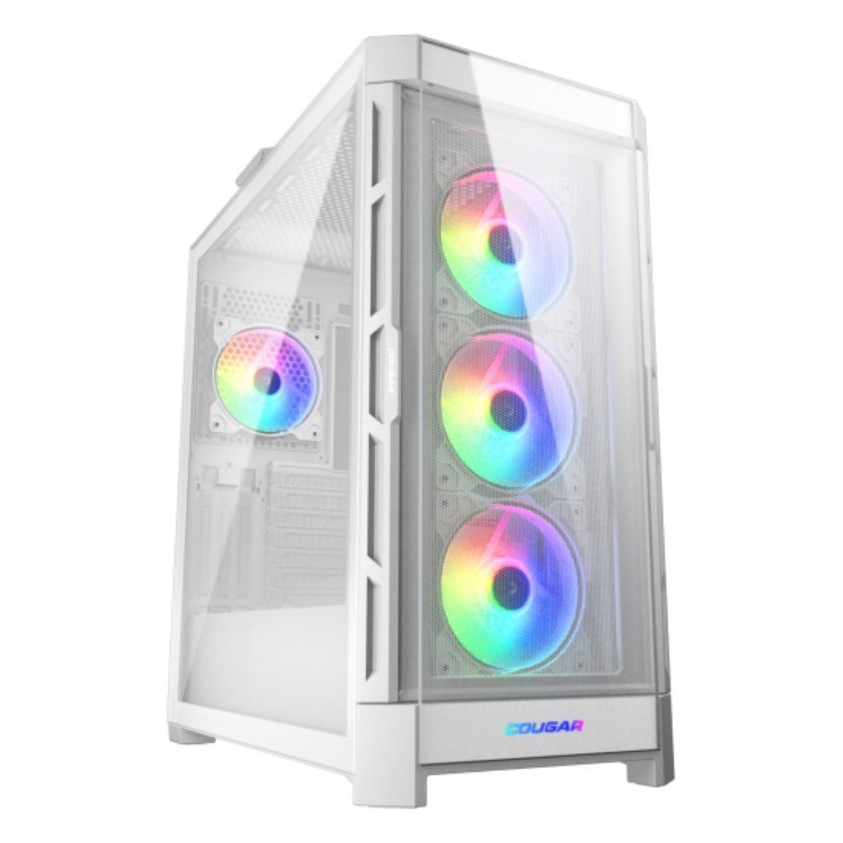 Cougar Gaming-Gehäuse DUOFACE PRO WT, Midi-Tower, USB/Audio, ATX, weiß, 4 Lüfter vormontiert