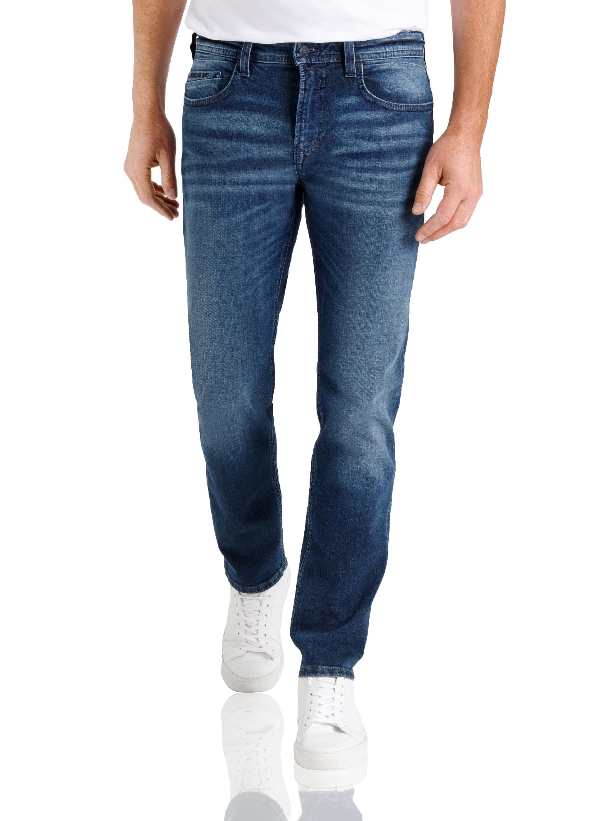MAC 5-Pocket-Jeans Ben 0982L Basic Denim H687 Dark Indigo Heavy Wash