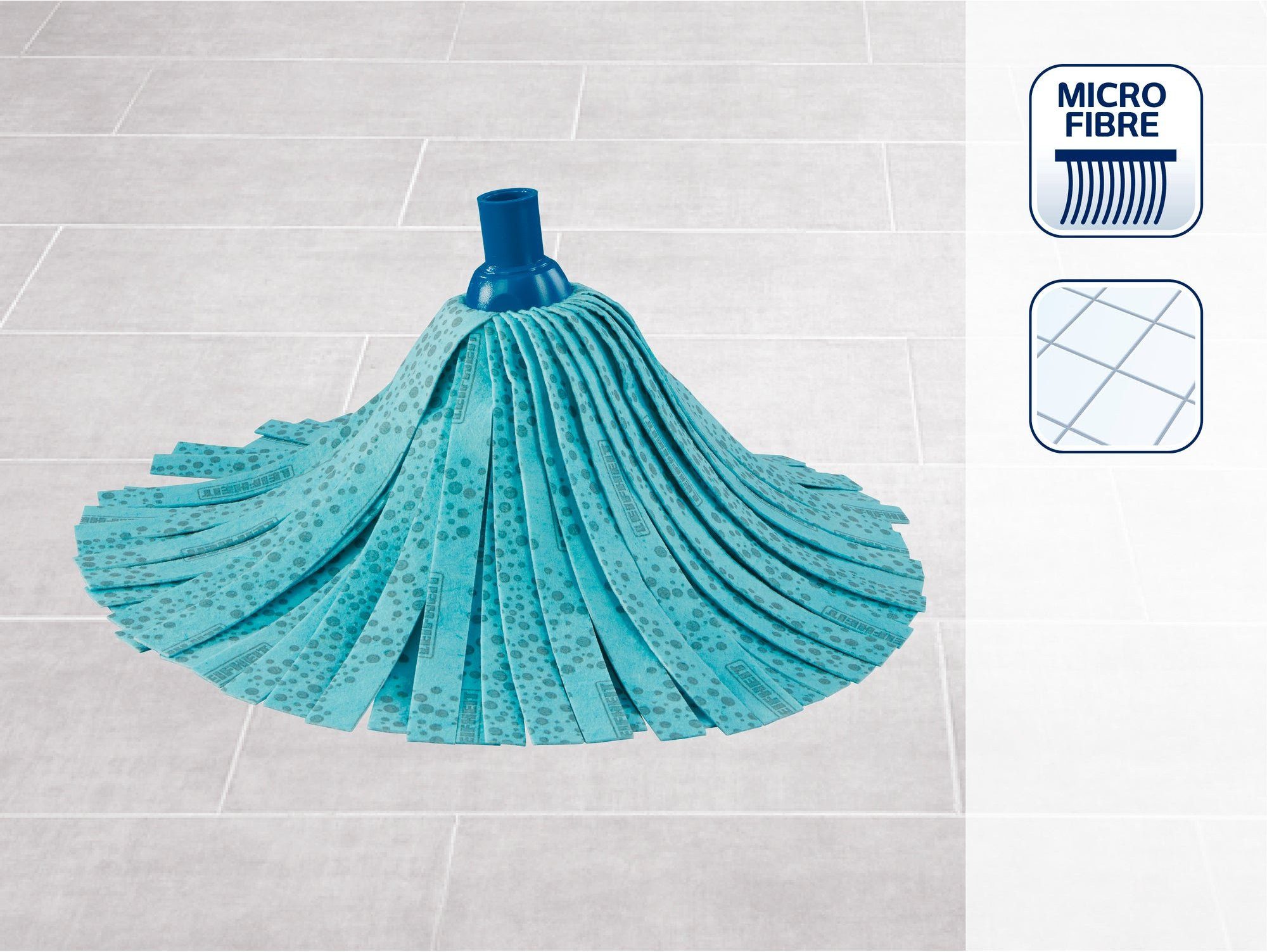 Leifheit Wischmopkopf Classic Mop viscose plus mit Universalgewinde Moppaufsatz