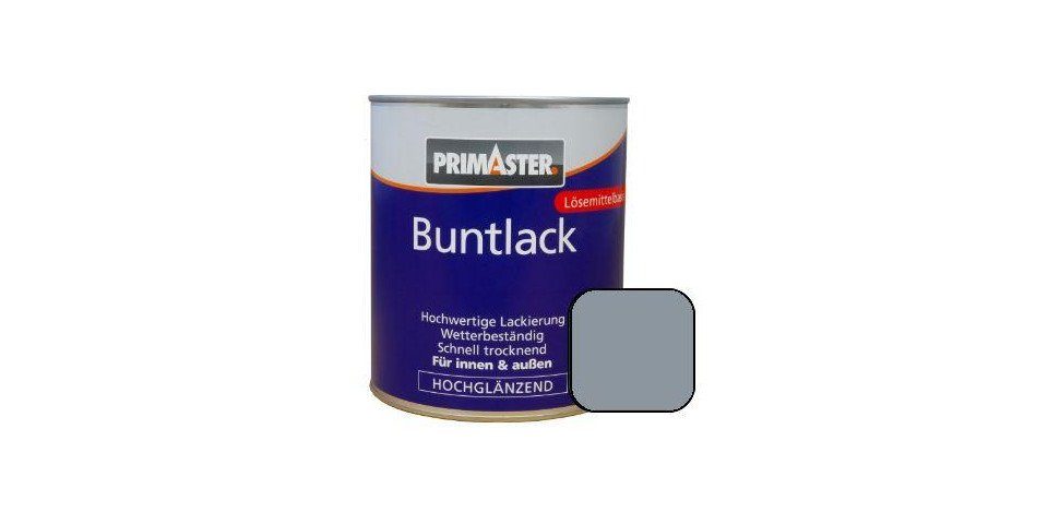 HQS Acryl-Lackspray RAL 7001 Silbergrau – Für Metall, Holz, Kunststoff, Schnell Trocknend, Mit Selbstreinigendem Ventil