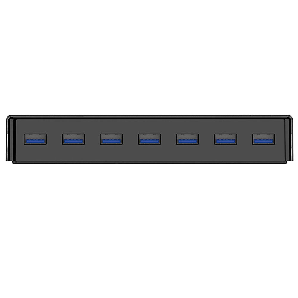 ORICO USB-Hub Verteiler Anschlusserweiterung HUB (7x USB 3.0, 12V-Netzteil, 1m-Kabel abnehmbar)