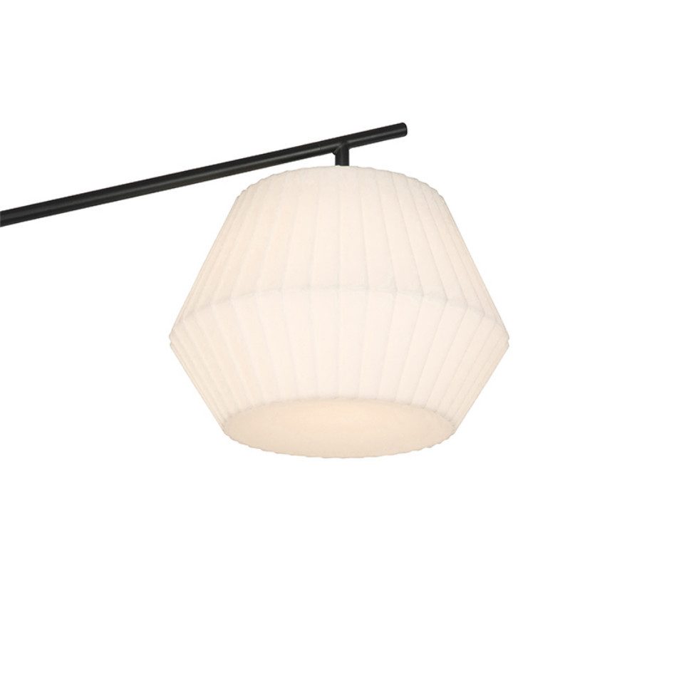 Qazqa Bogenlampe Robbert, ohne Leuchtmittel, Warmweiß, QAZQA Bogen­lampe, e27, Weiß, Stahl, Design