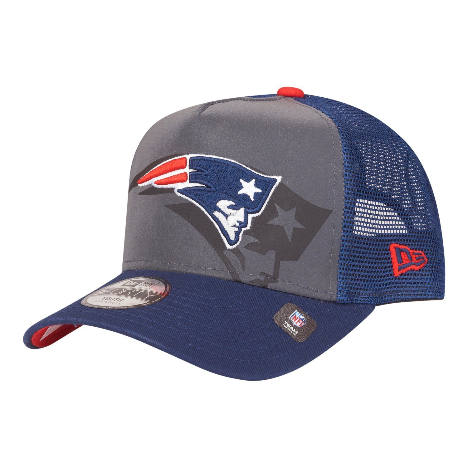 New Era Baseball Cap AFrame Trucker NFL Teams New England Patriots