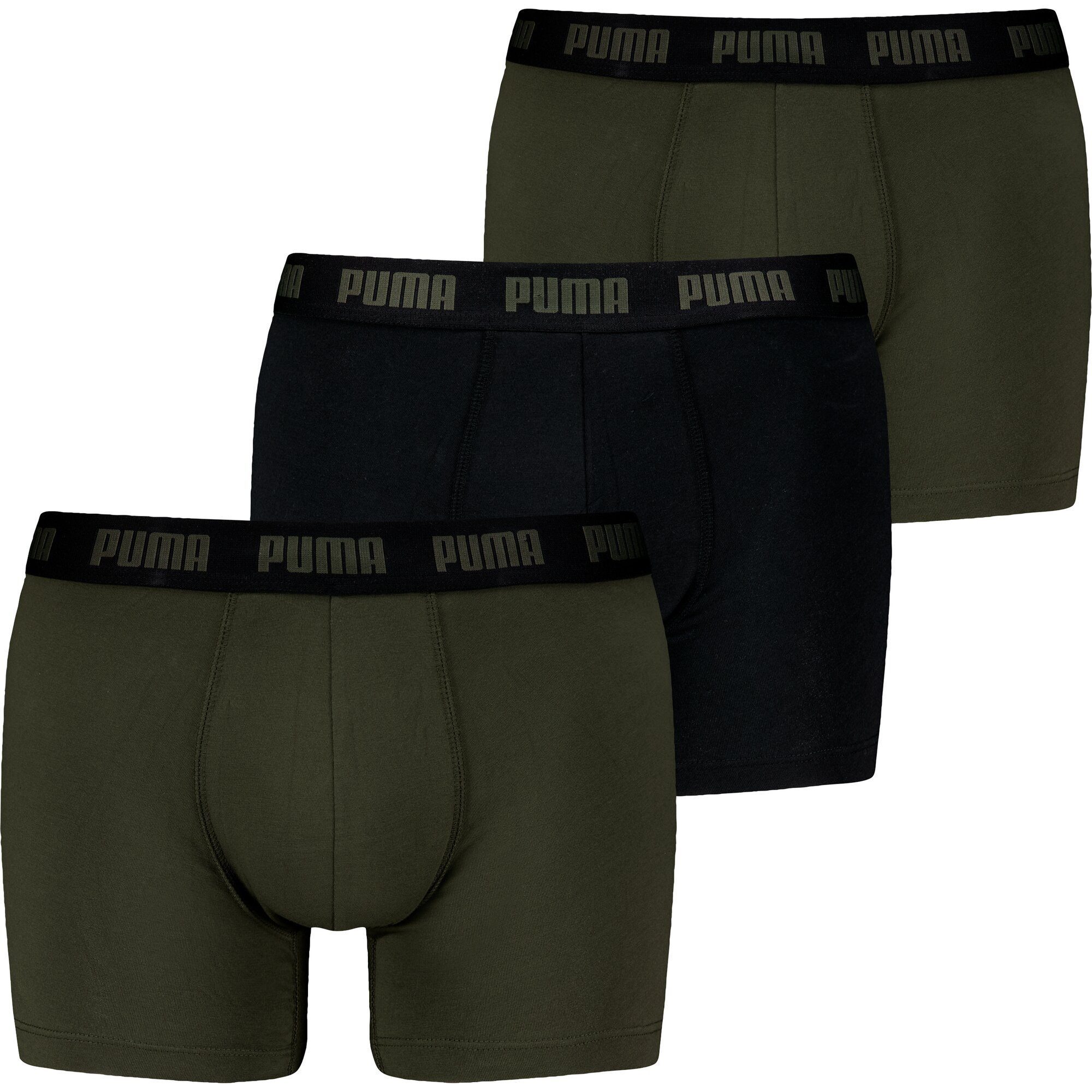 PUMA Boxershorts PUMA MEN EVERYDAY BOXERS 3P (3er Pack) mit Komfortbund