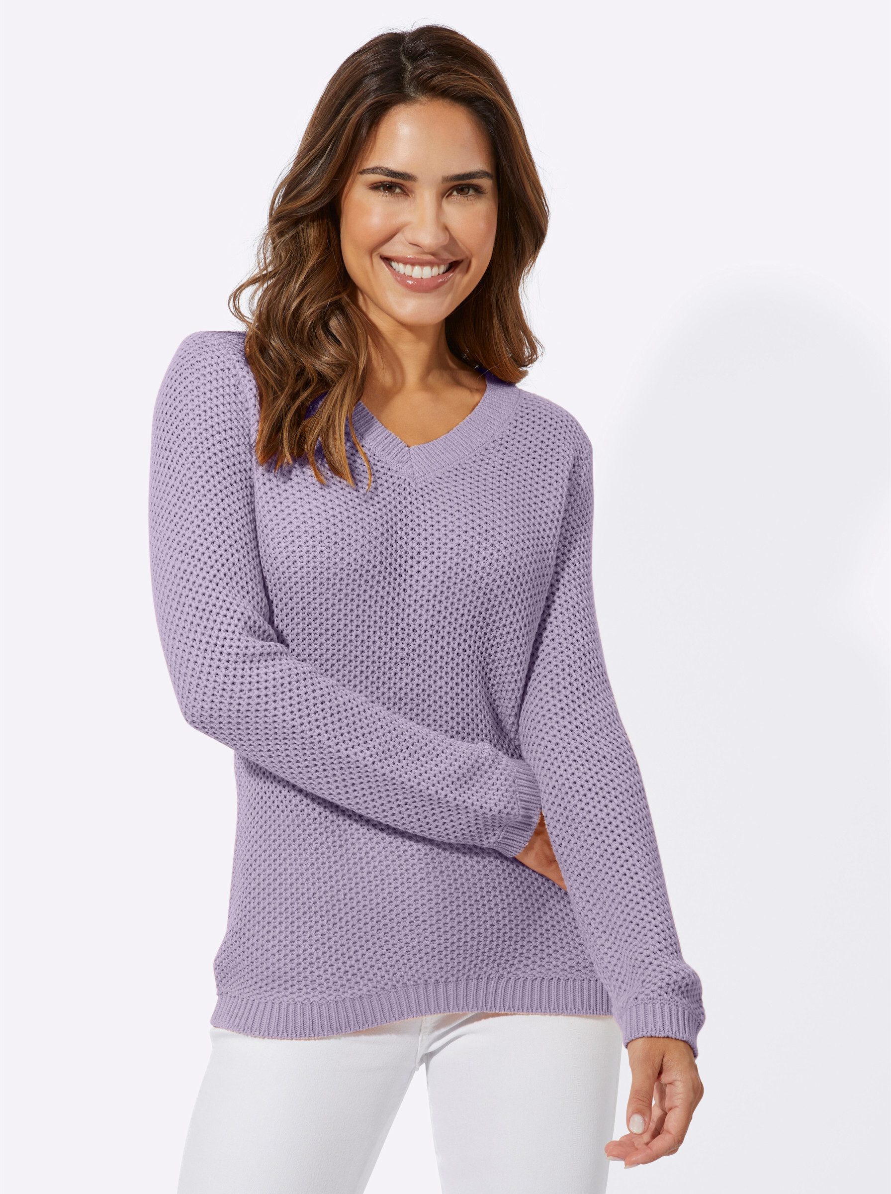 Strickpullover Langarm-Pullover