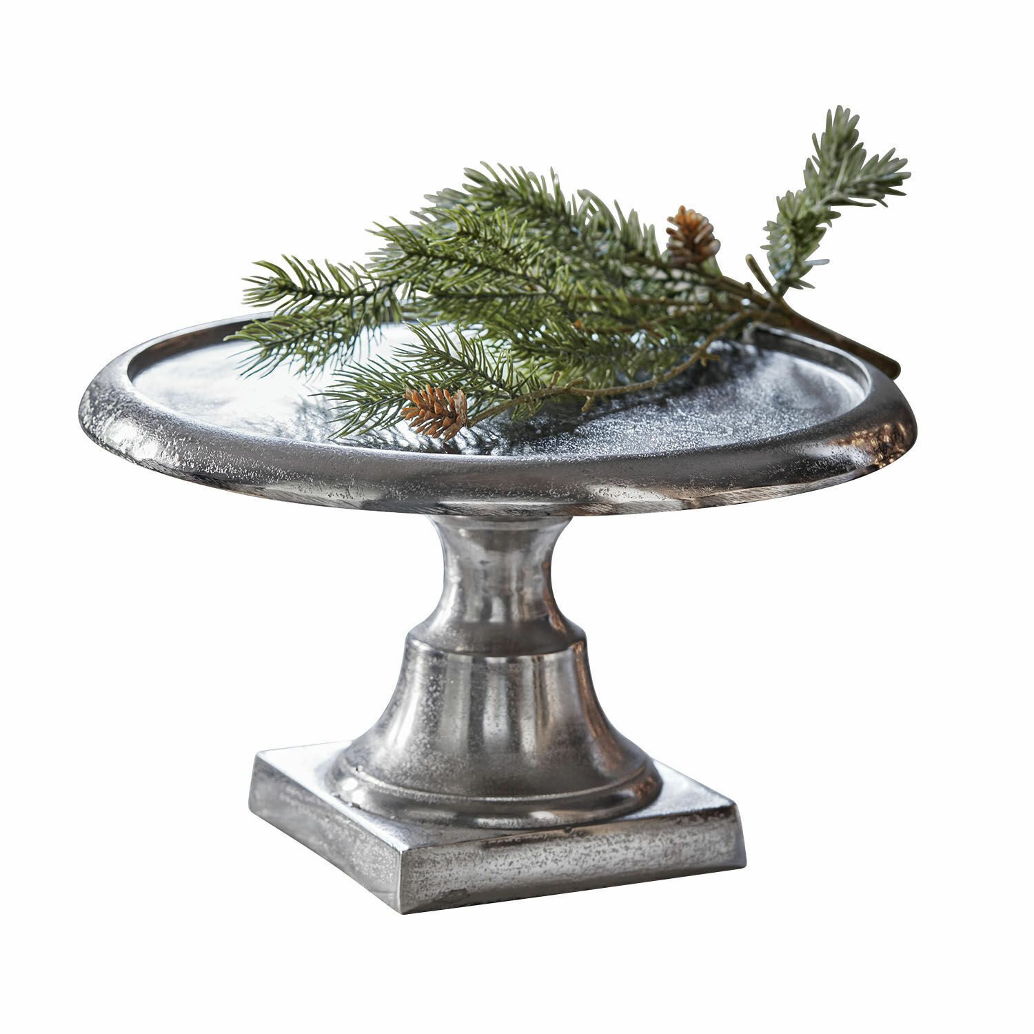 Mirabeau Etagere Etagere Maelora silber, Aluminiumguss