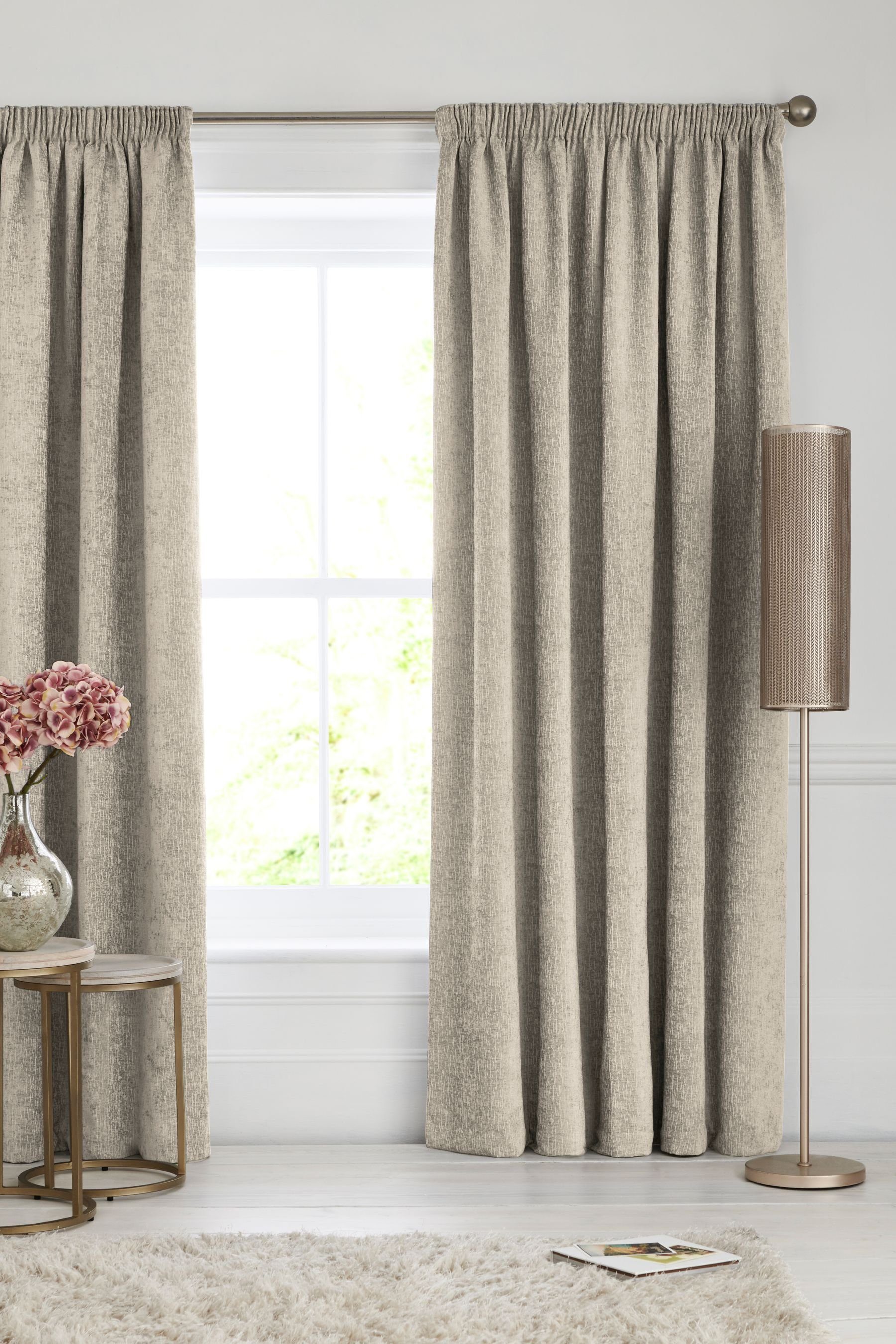 Next Vorhang Schwere Vorhänge aus Chenille günstig online kaufen