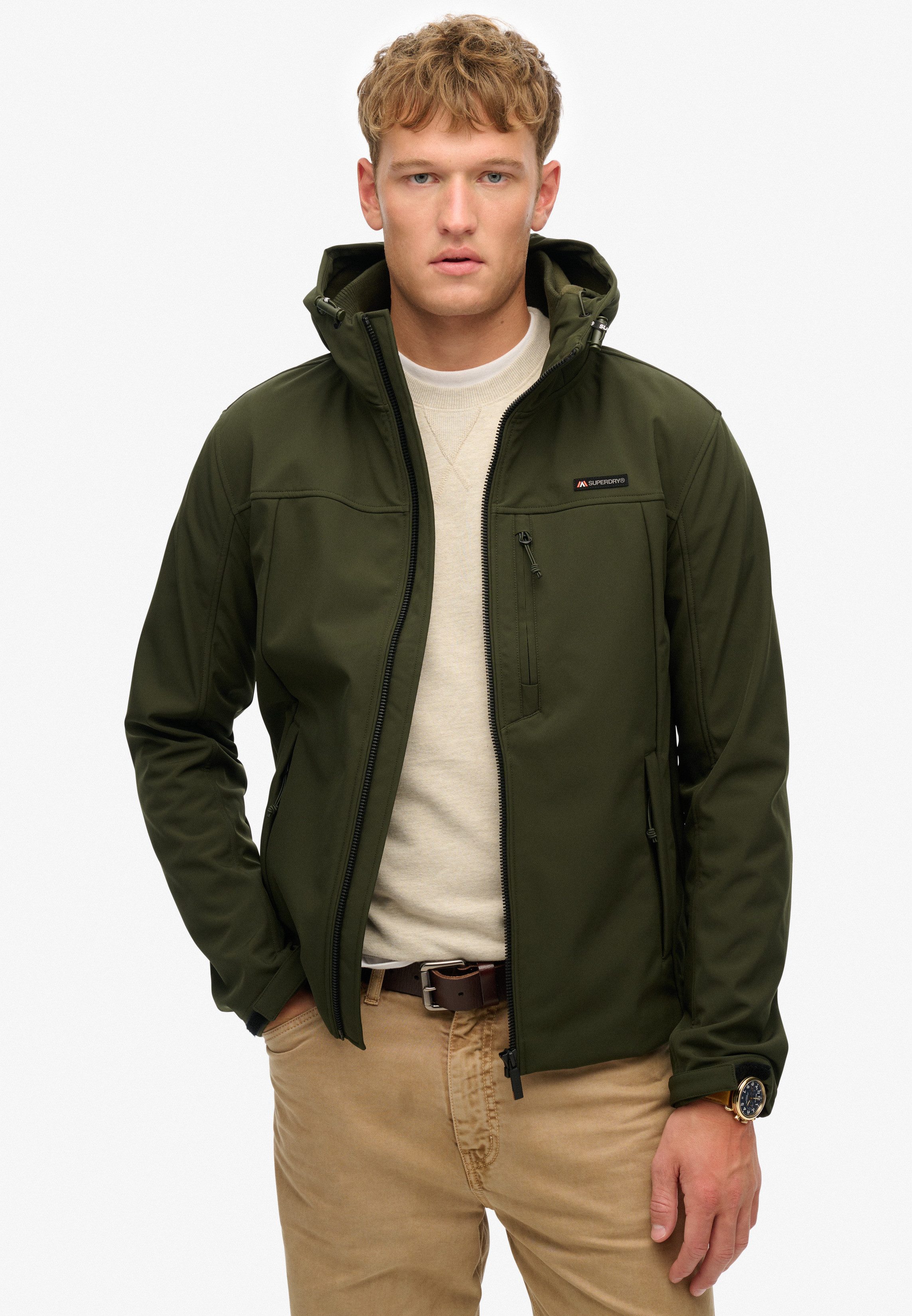 Superdry Outdoorjacke HOODED SOFT SHELL TREKKER günstig online kaufen