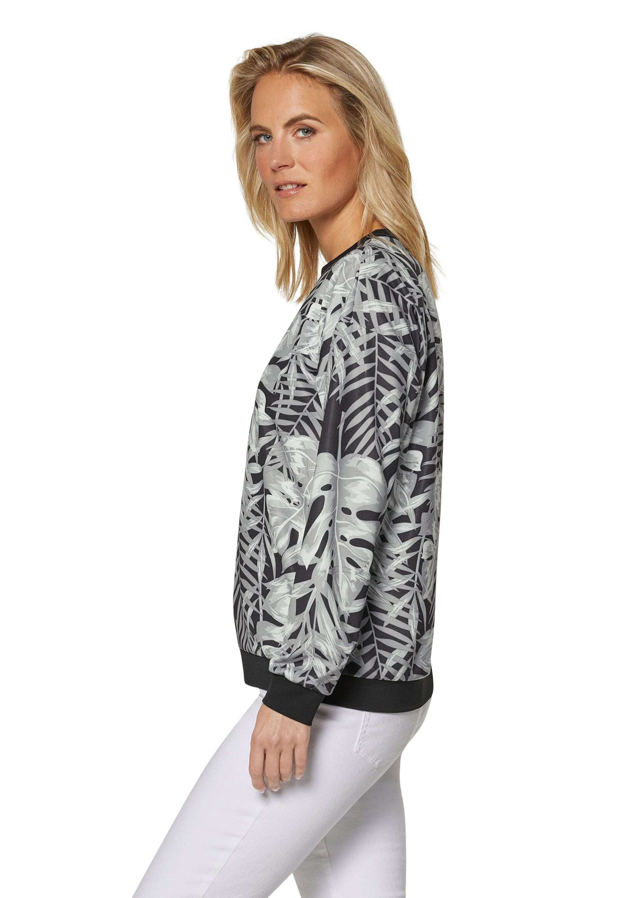 MADELEINE Sweatshirt Sweatshirt mit Blätterprint