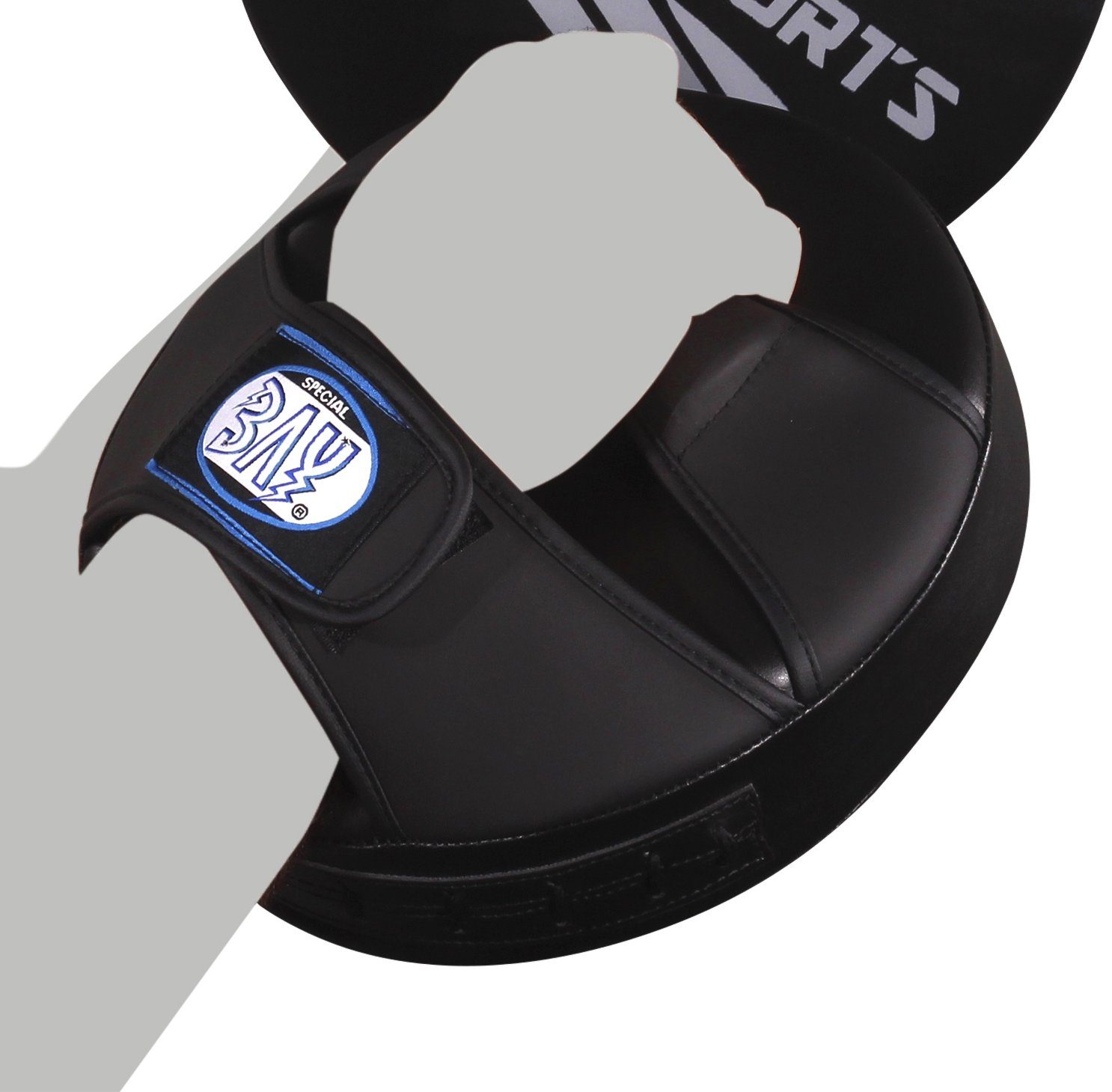 BAY-Sports Boxsack Tellerpratzen Multi Funk Rund Handpratzen Schlagplolster Schlagkissen (Kinder und Erwachsene, 1 Paar), Krav Maga Karate Taekwondo Kickboxen Kampfsport