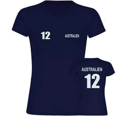 multifanshop T-Shirt Damen Australien - Trikot 12 - Frauen