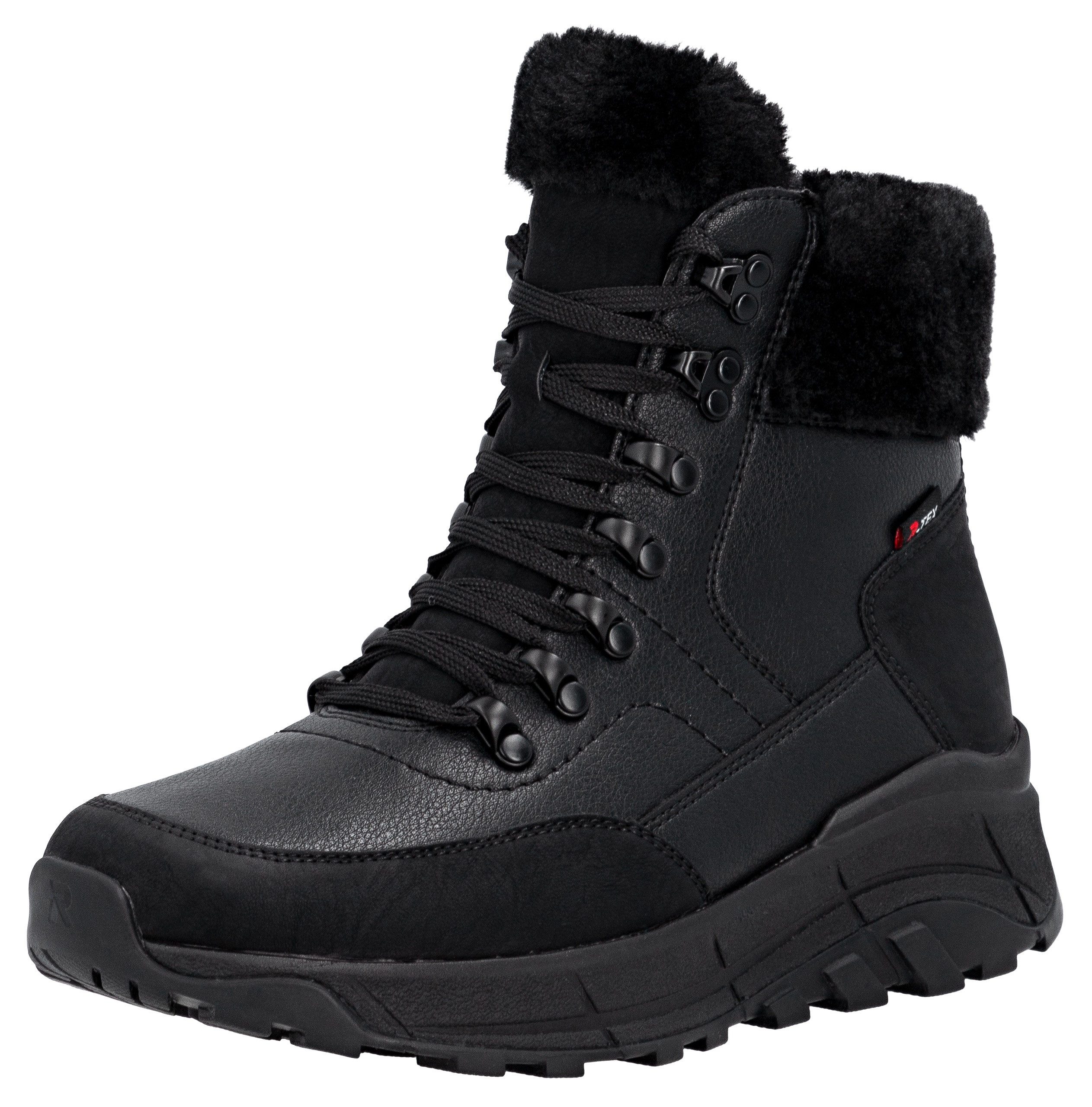 RIEKER Sport Winterboots Schnürboots, Plateauboots, mit wasserabweisender T günstig online kaufen
