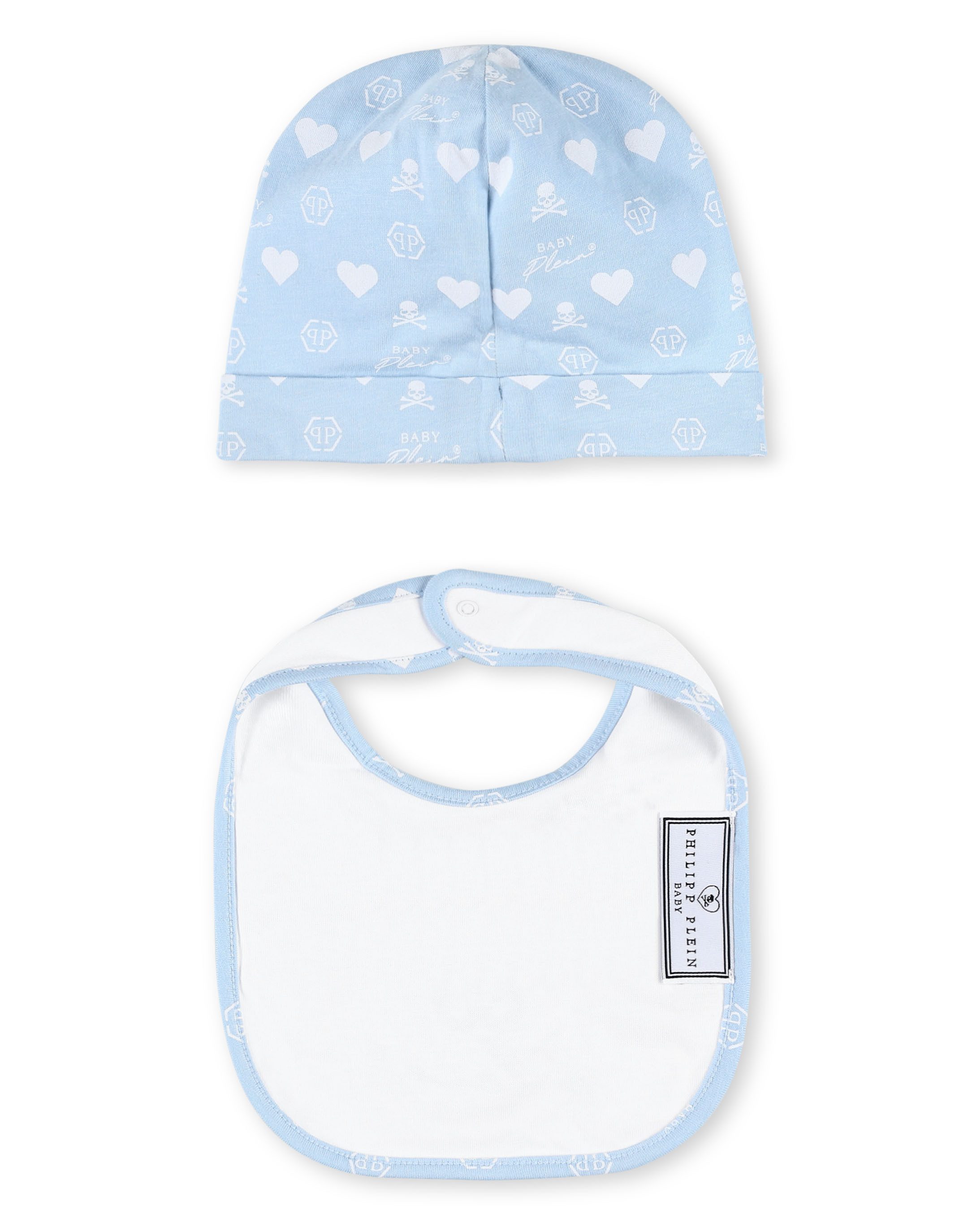 PHILIPP PLEIN Kinderanzug Body/Mütze/Lätzchen