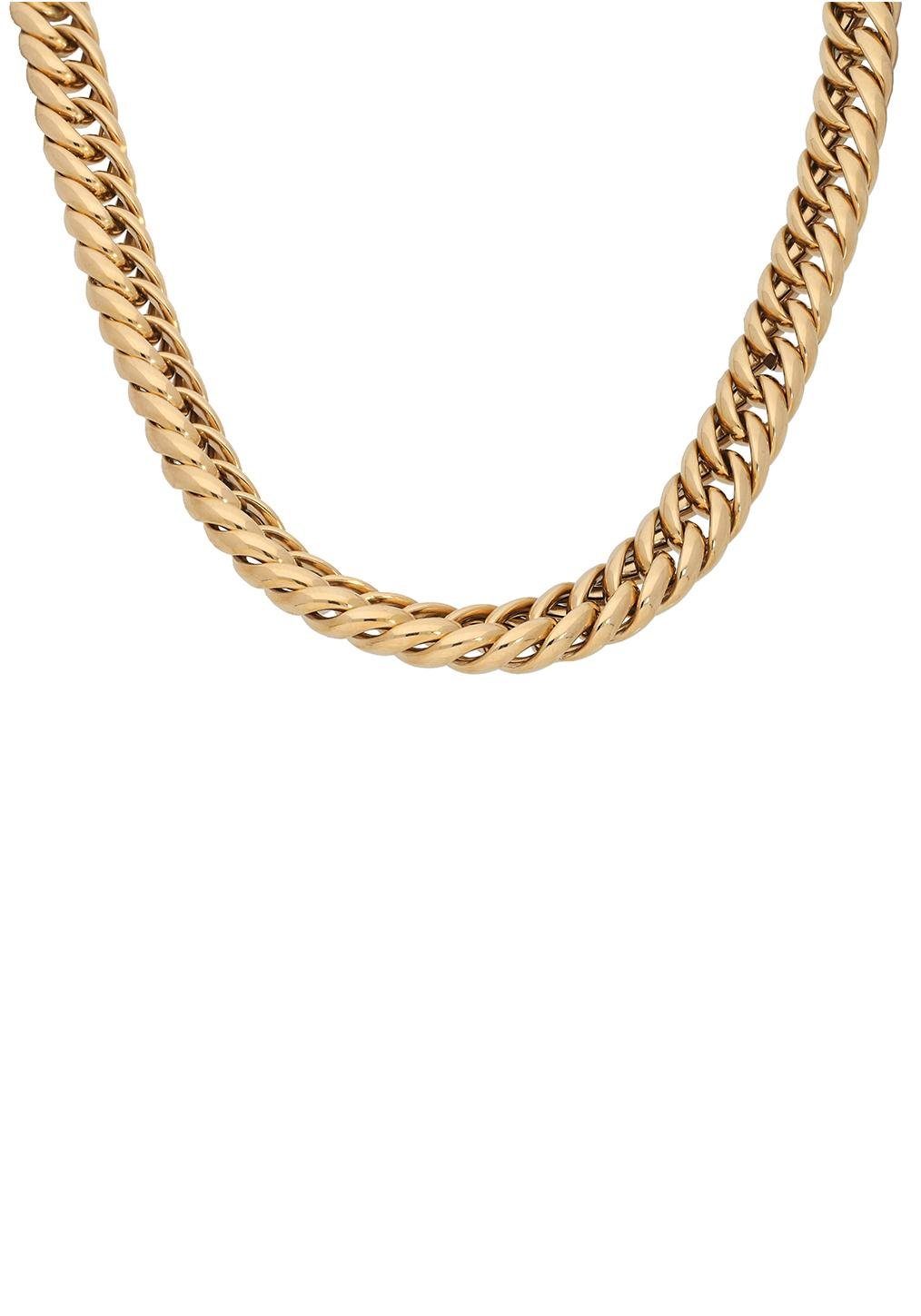 Firetti Goldkette Schmuck Geschenk Gold 375 Halsschmuck Halskette Goldkette Panzerkette, zu Kleid, Shirt, Jeans, Sneaker! Anlass Geburtstag Weihnachten