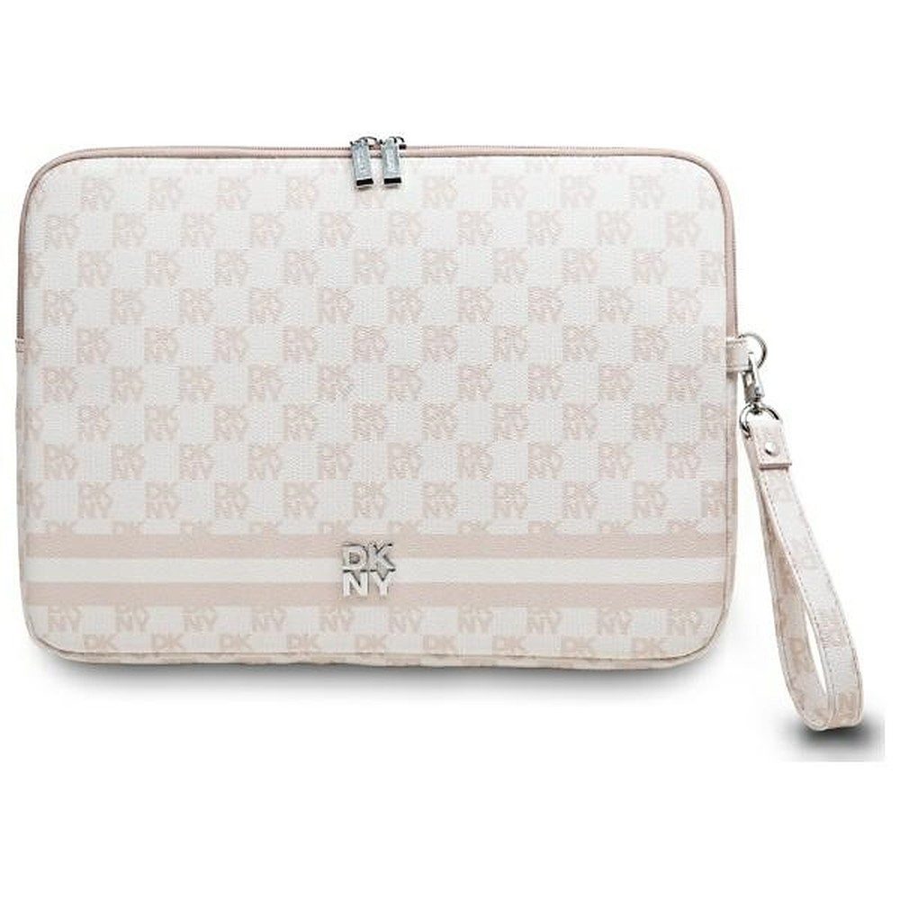 DKNY Laptoptasche Laptophülle Businessetui (Spar-Set, 1-tlg), DKNY Karomuster, Reißverschluss, Handschlaufe
