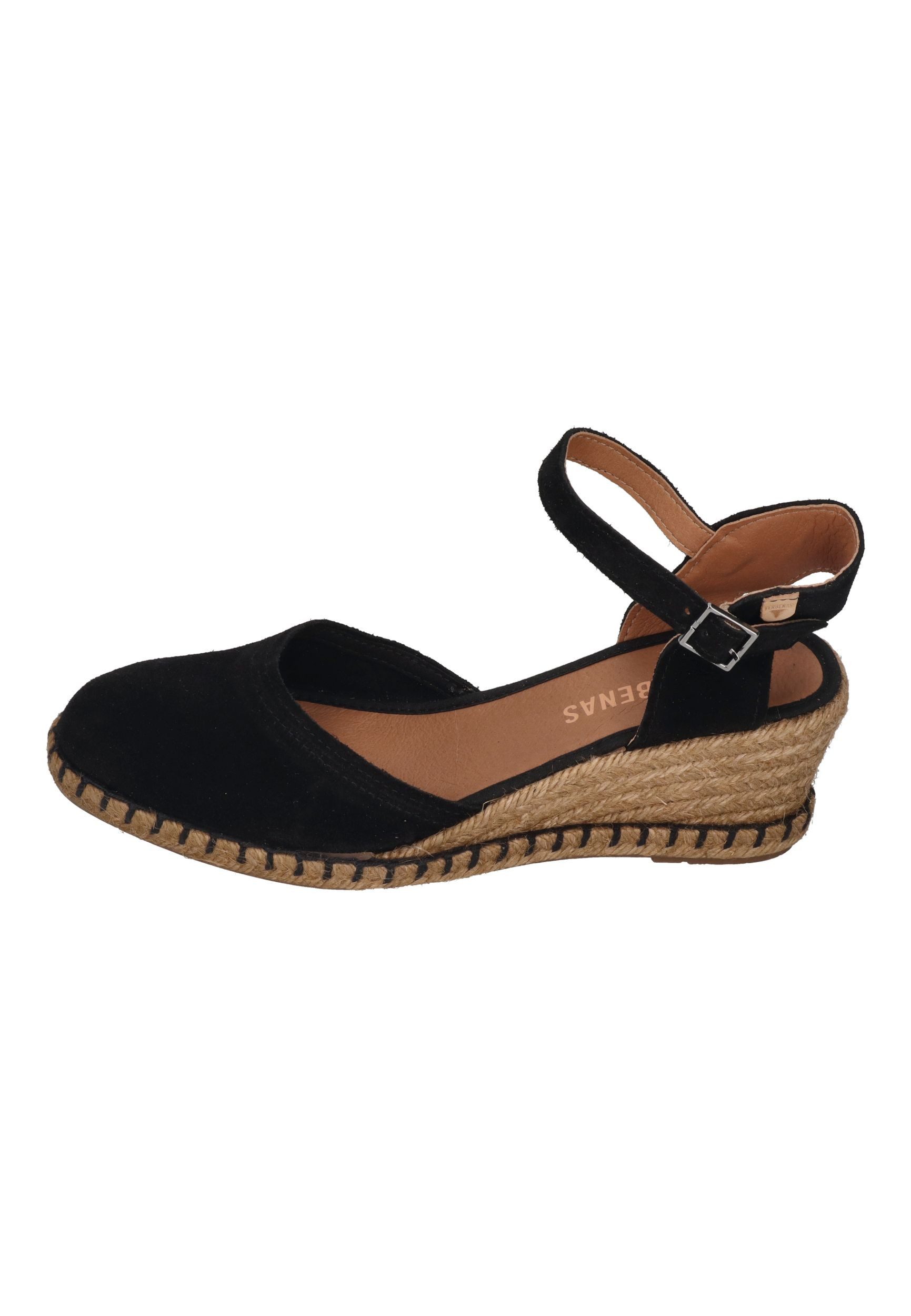 VERBENAS MALENA SERRAJE TAN Sandalette Negro – Bild 2 von 5