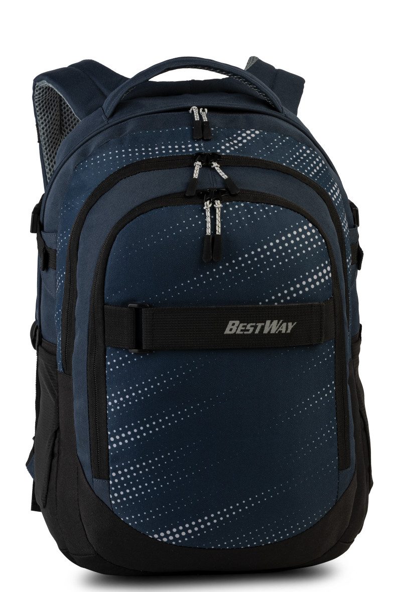 BESTWAY Schulrucksack dunkelblauer Bestay Schulrucksack 22 Liter
